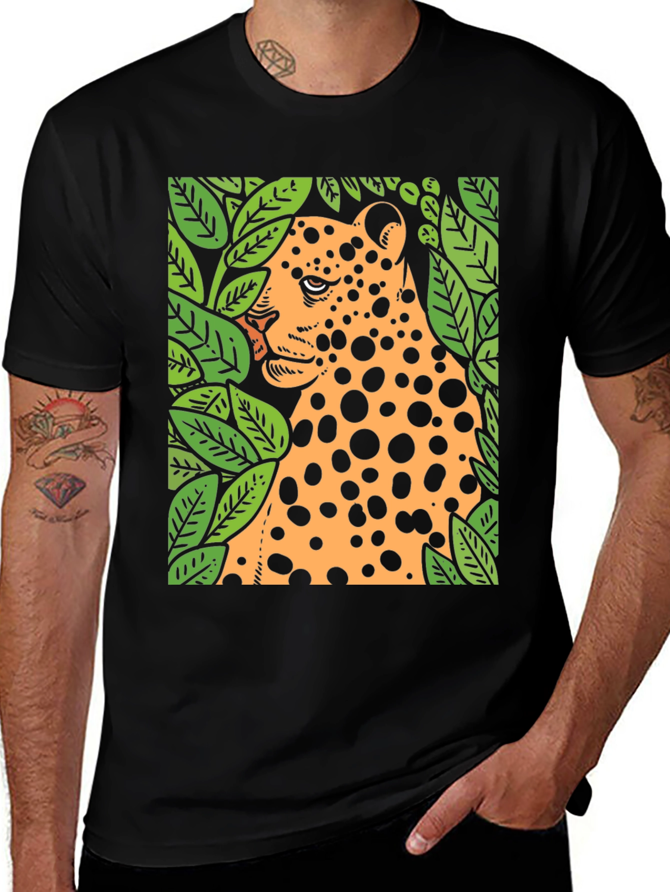 Variant 9 of Leopard Print T-Shirt - Urban Style