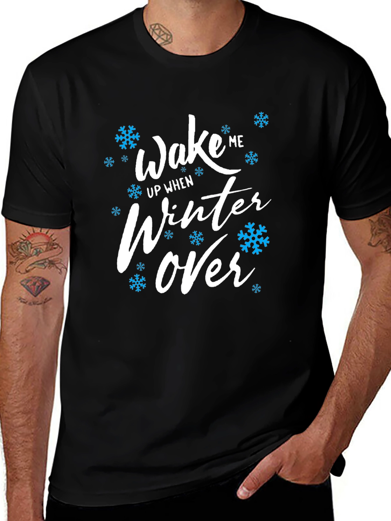 Variant 17 of Wake Me Up When Winter Over Graphic Tee
