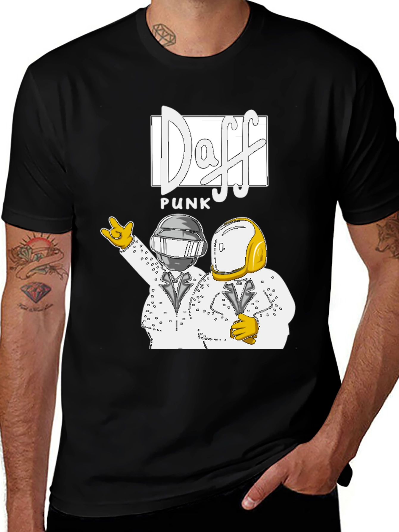 Daft Punk Graphic T-Shirt - Music Fan Tee