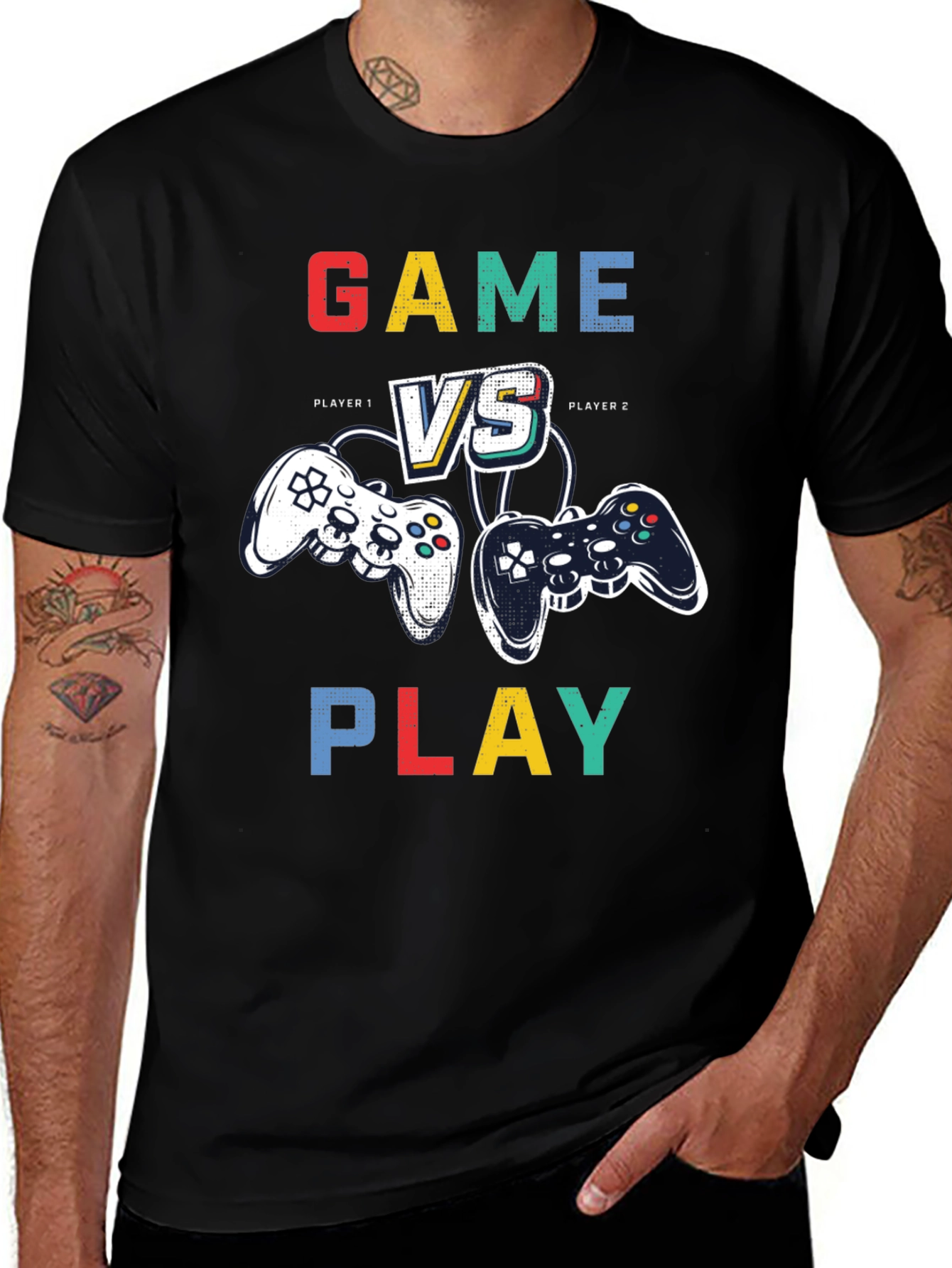 Game VS Play T-Shirt - Gamer Apparel