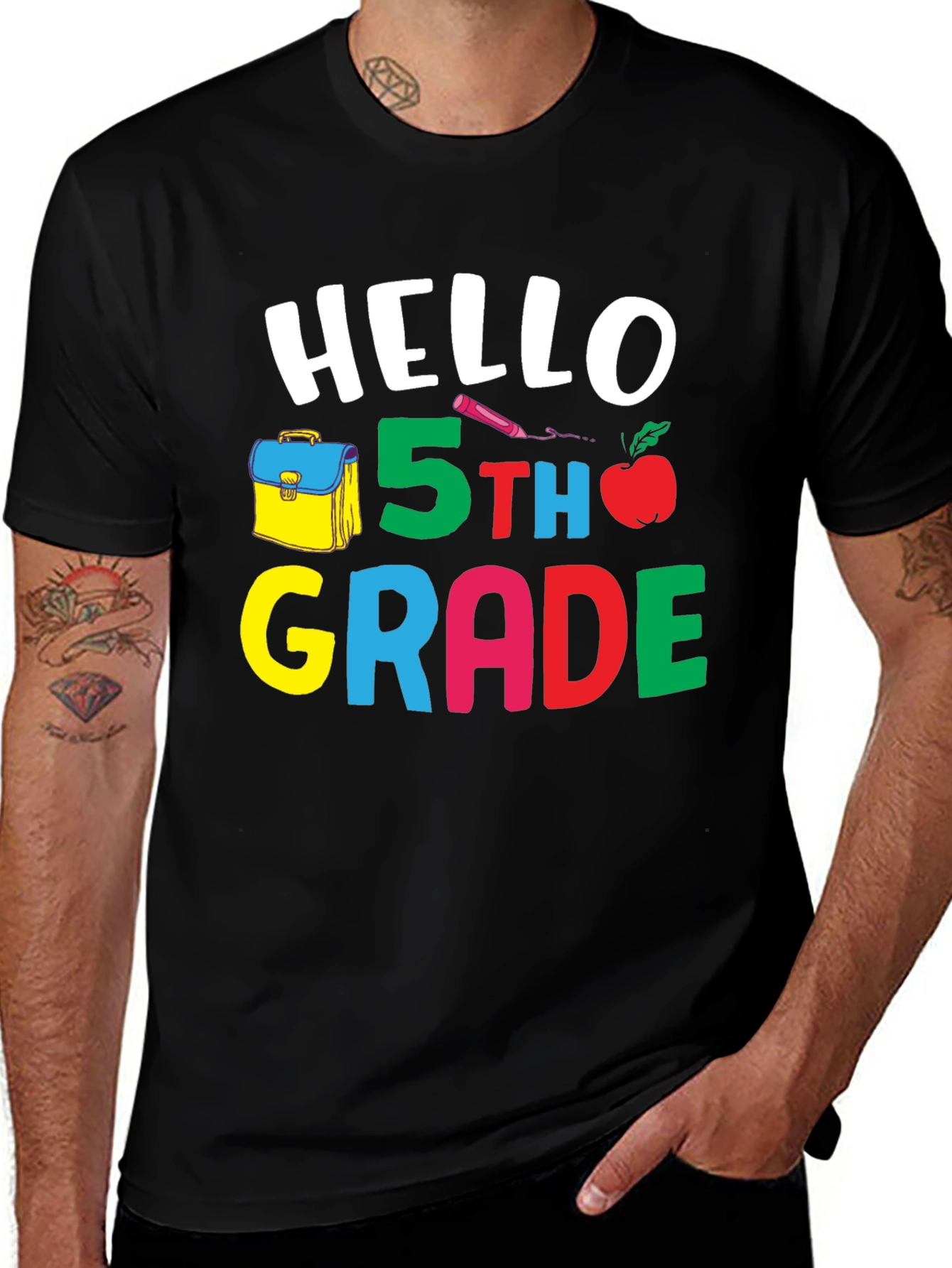 Hello 5th Grade T-Shirt Back to School