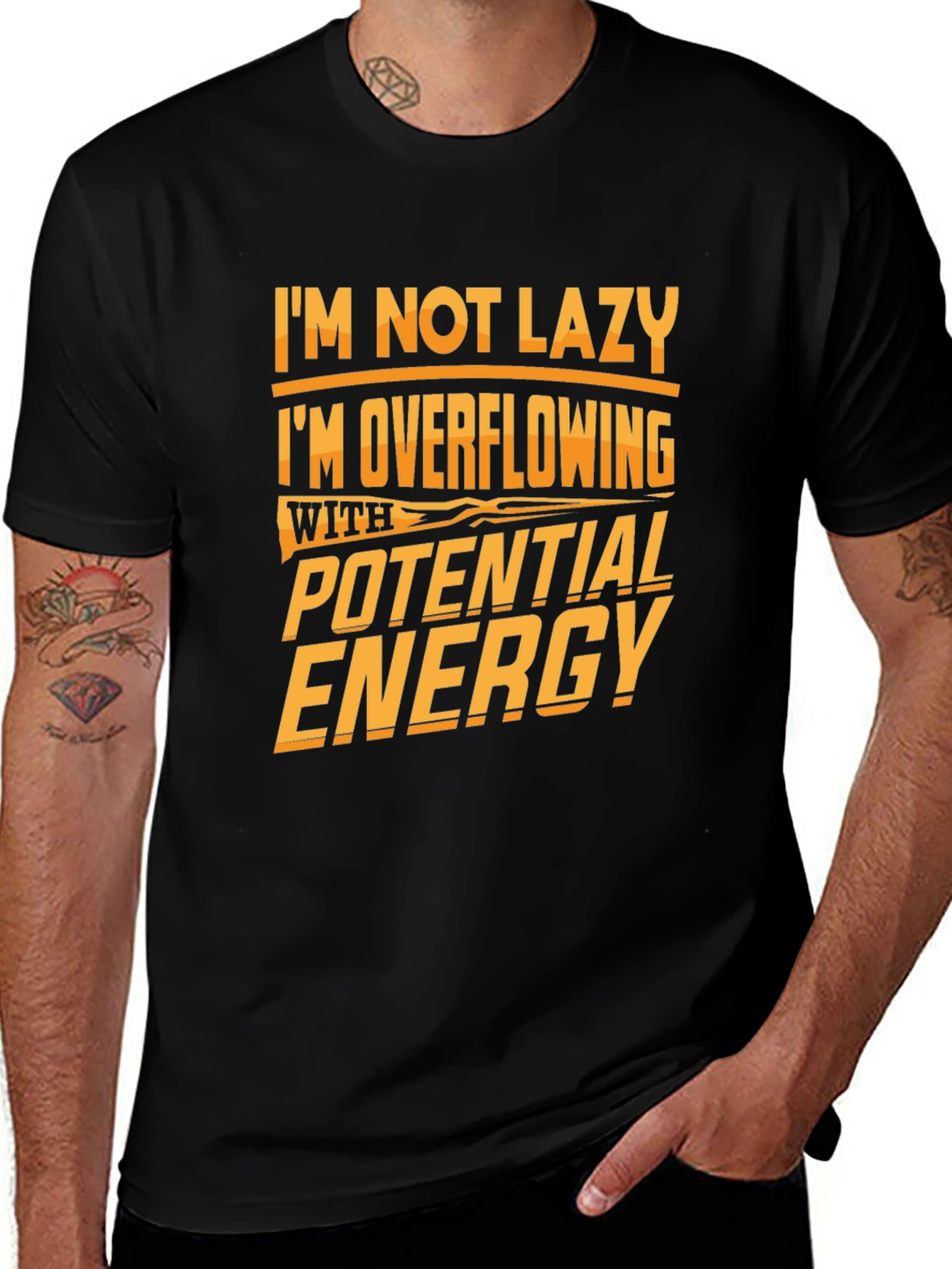 Variant 30 of Funny Potential Energy Graphic Tee