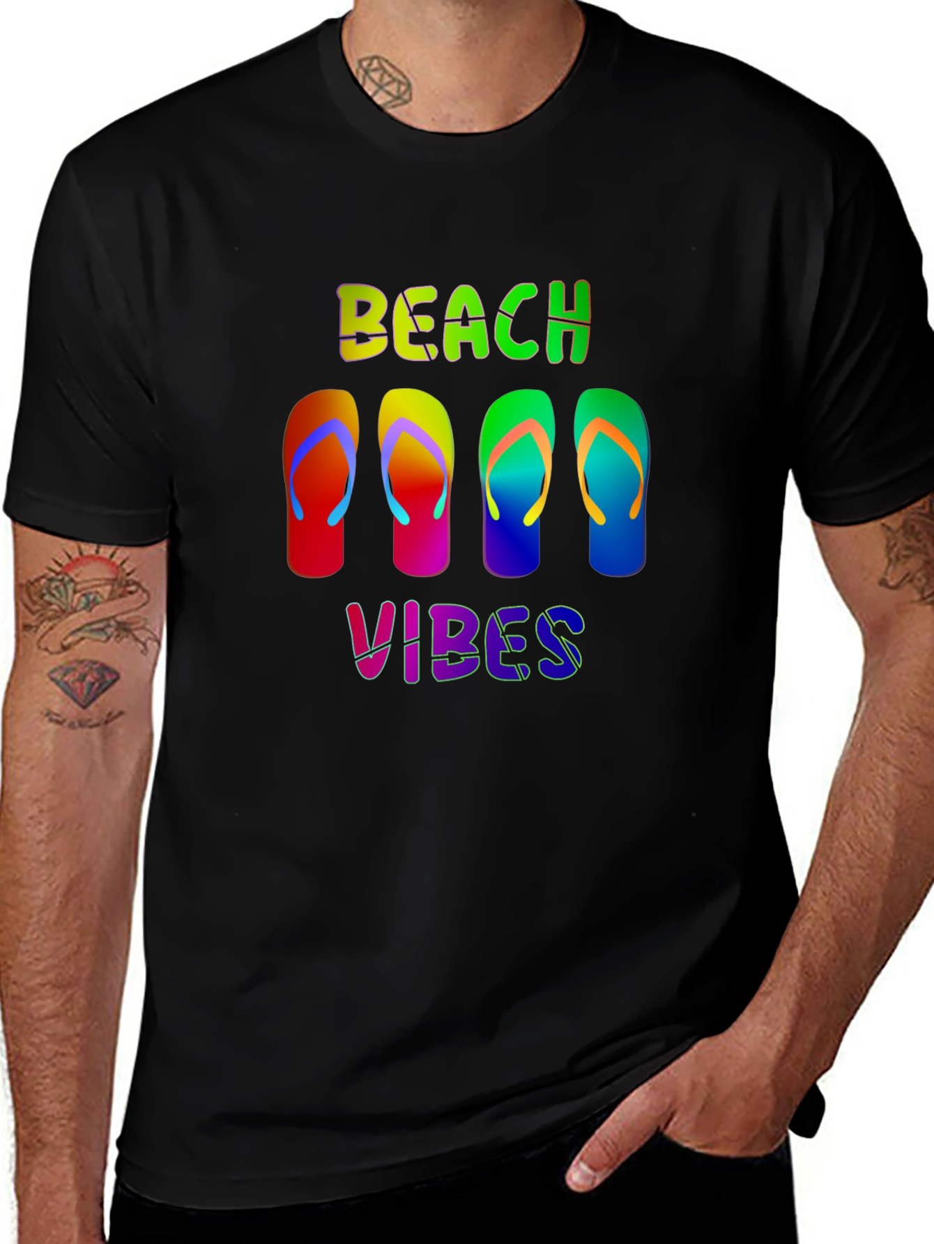 Variant 13 of Beach Vibes Graphic Tee