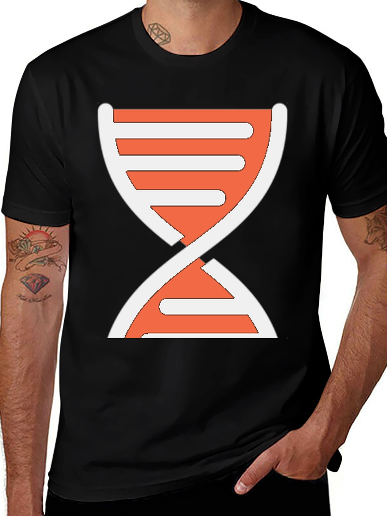 Variant 27 of DNA Graphic Print T-Shirt - Casual Wear