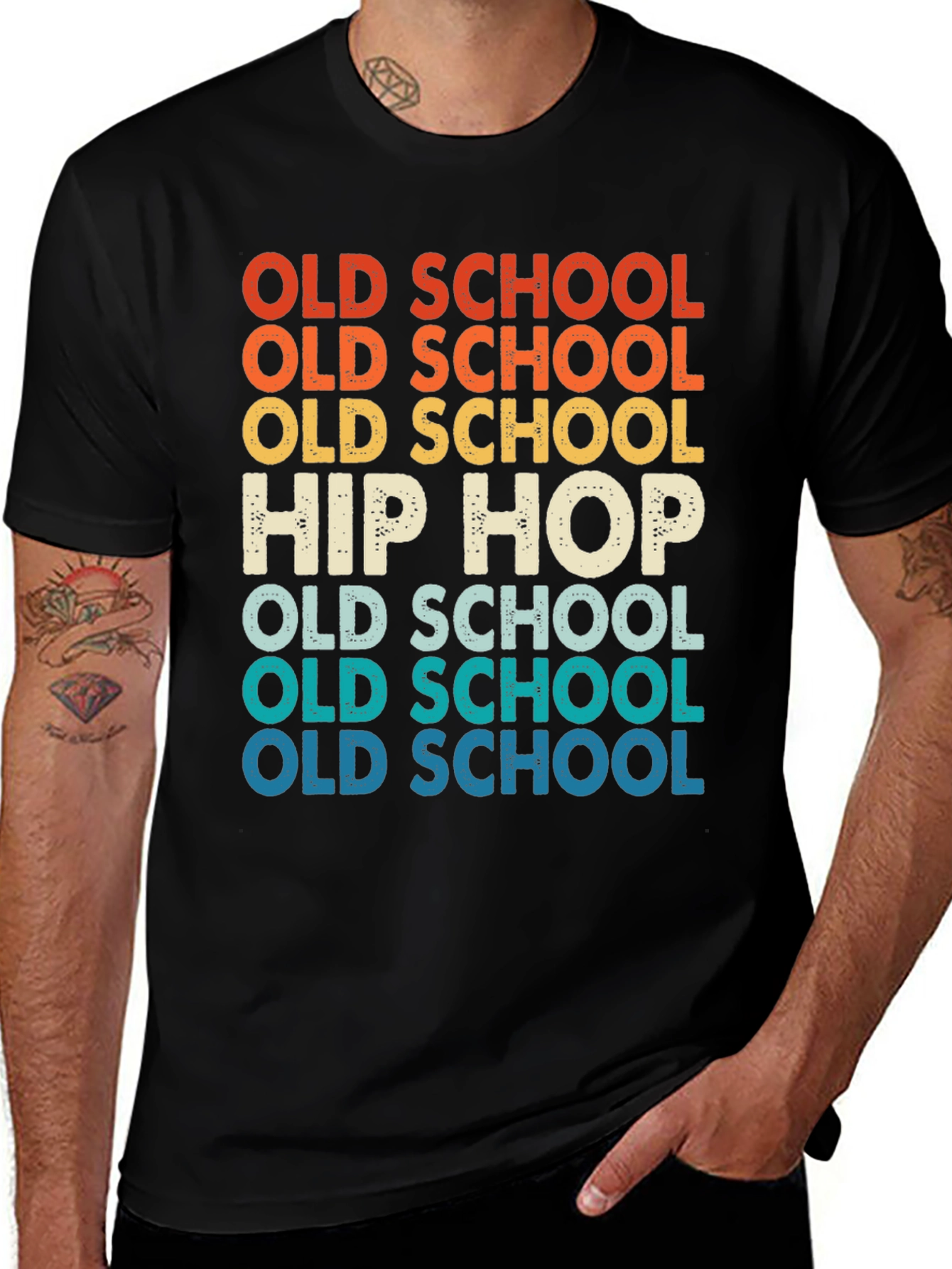 Variant 4 of Old School Hip Hop Retro T-Shirt