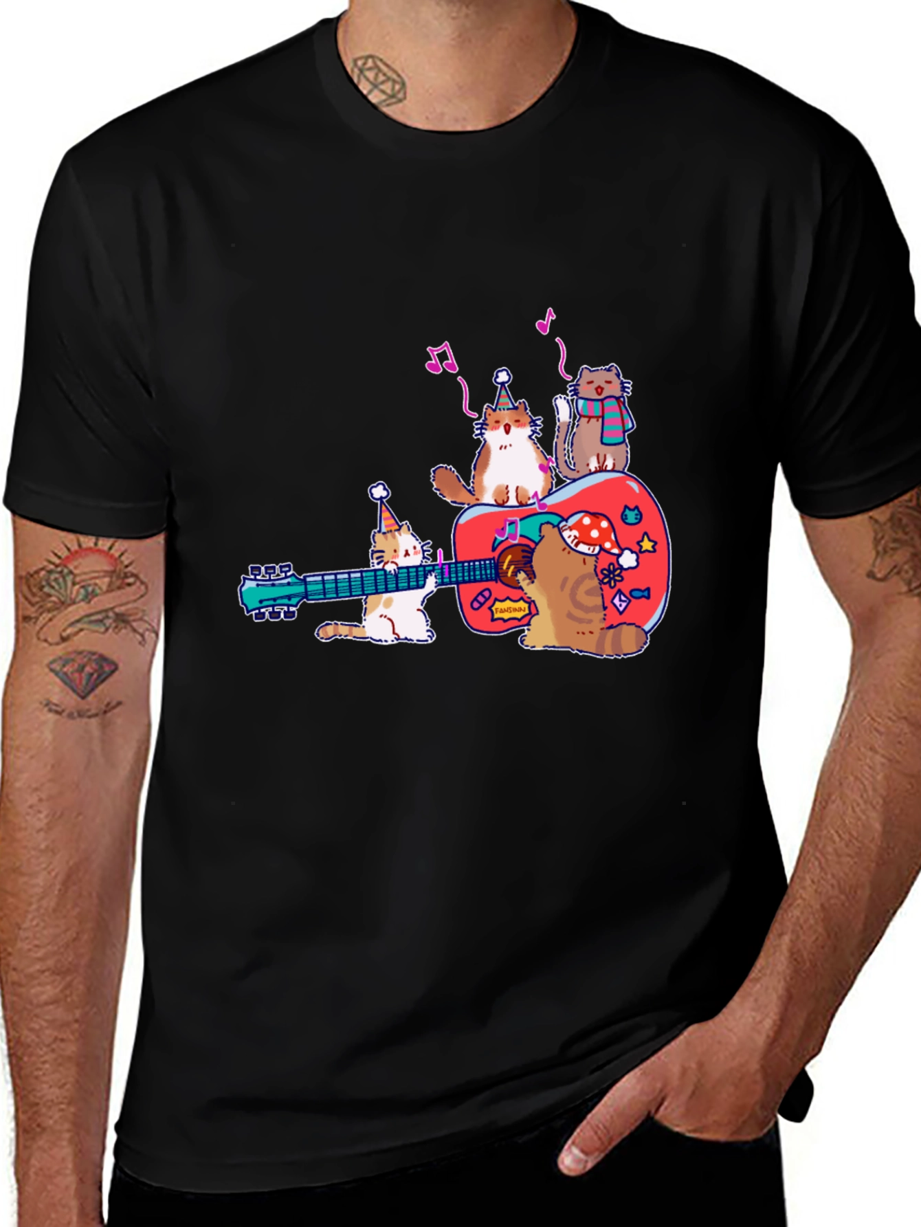 Cats Playing Music T-Shirt