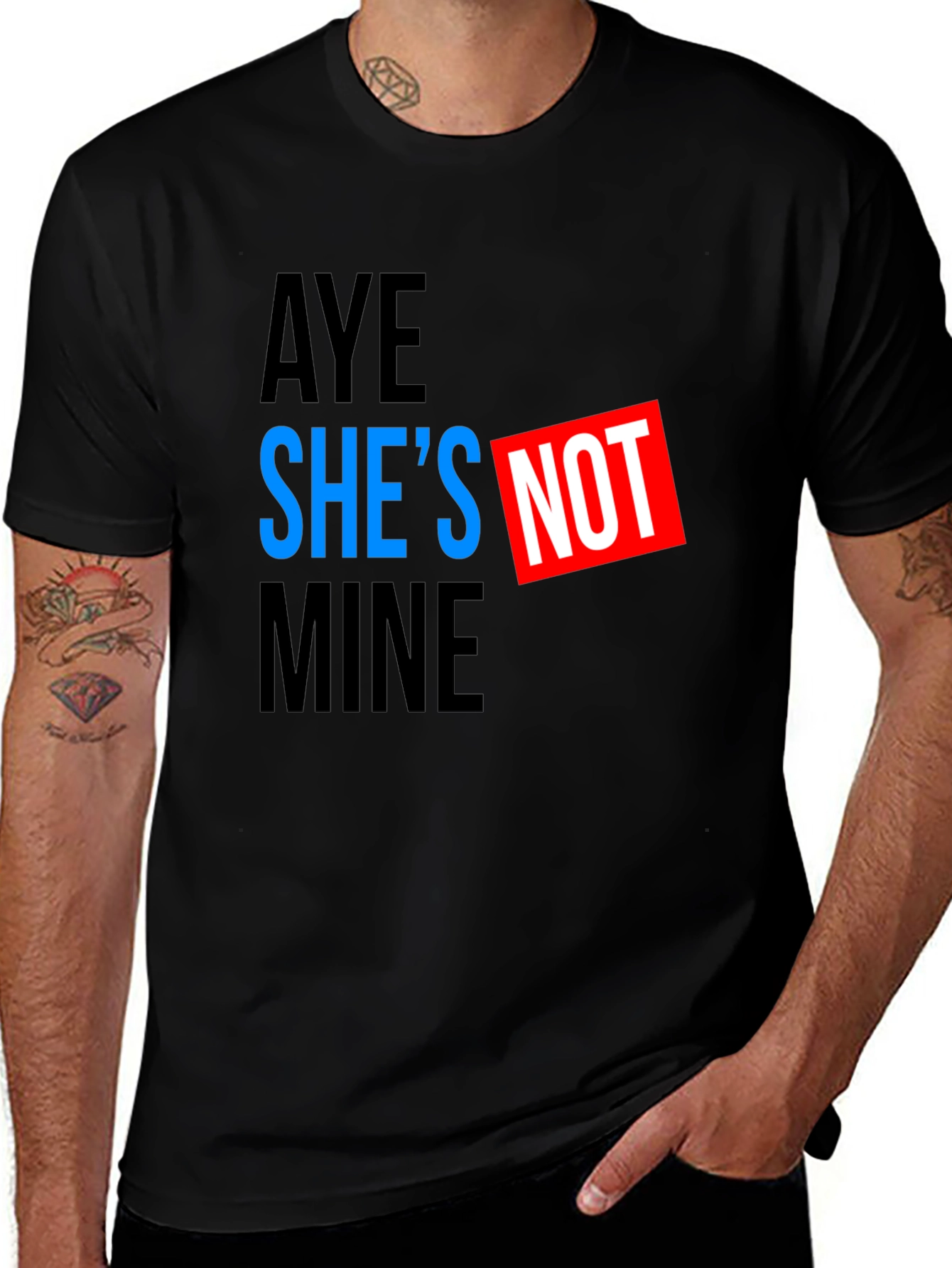 Variant 29 of Aye She's Not Mine Men's T-Shirt
