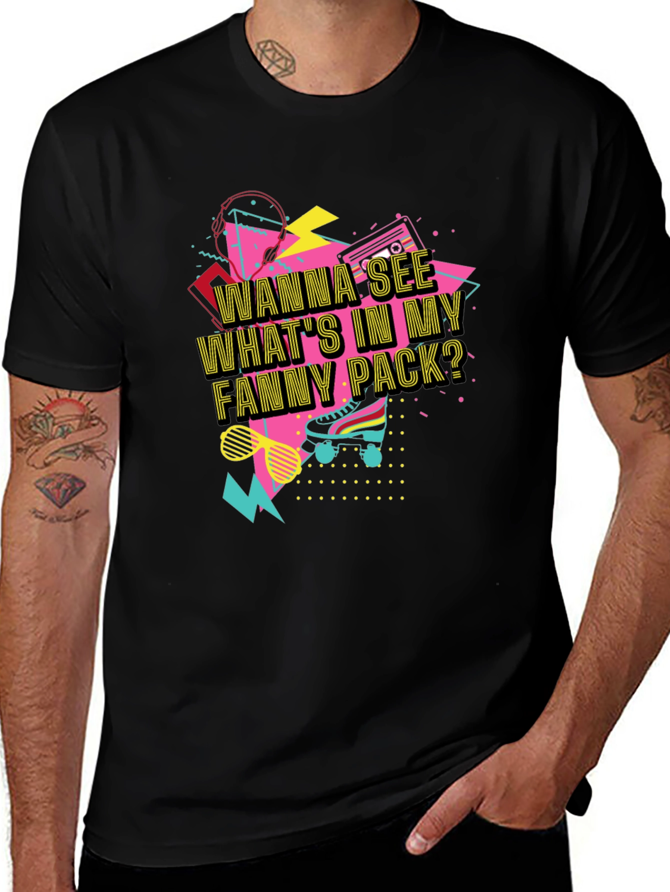 Variant 28 of Wanna See What's In My Fanny Pack? Graphic Tee