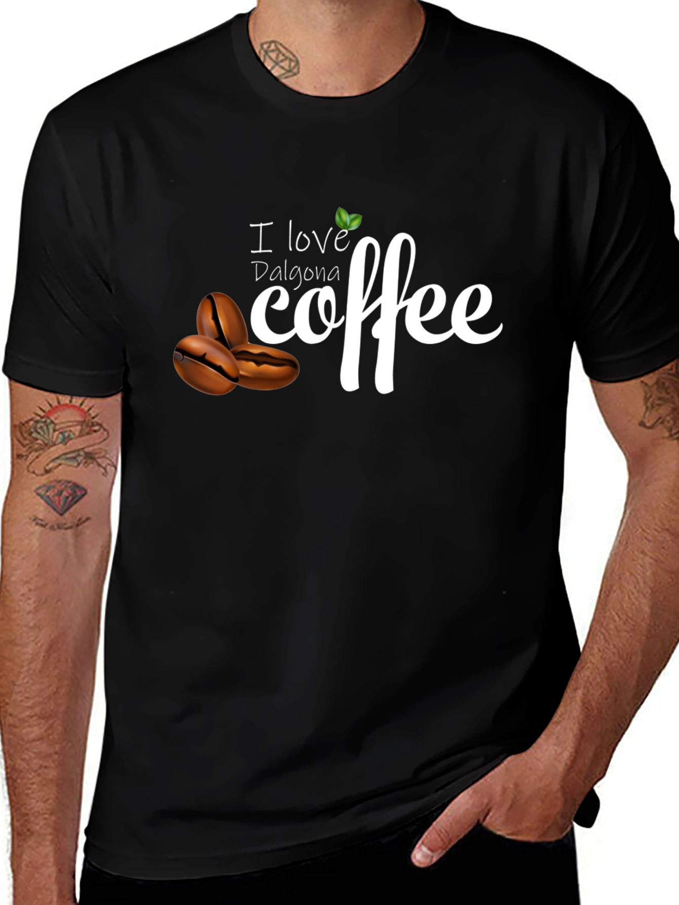 Variant 15 of I Love Dalgona Coffee Graphic Tee
