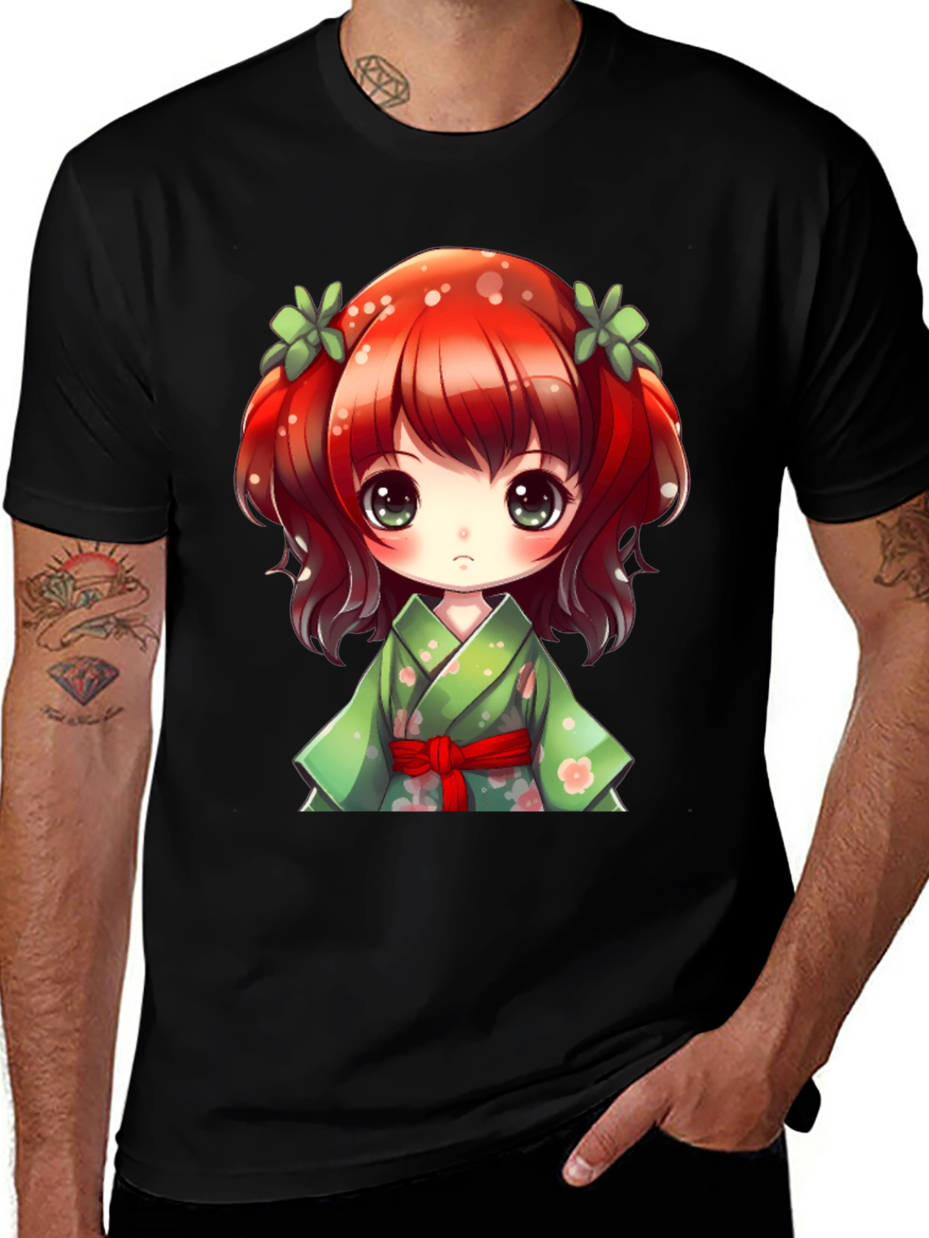 Variant 17 of Anime Girl Graphic Tee - Kawaii Style