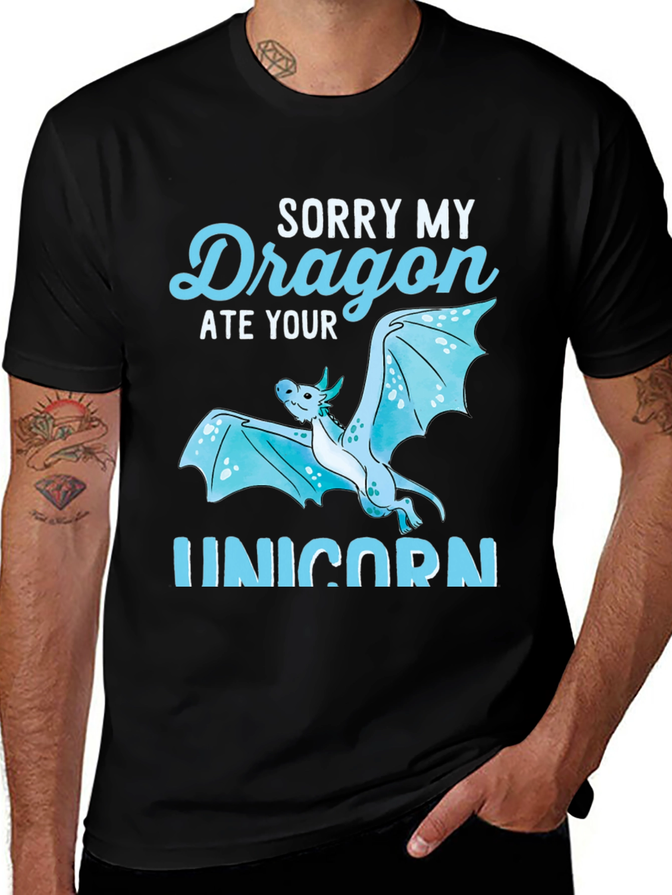 Variant 25 of Dragon Ate Your Unicorn T-Shirt