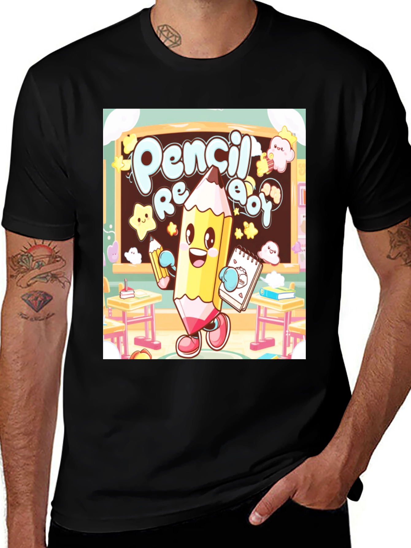 Variant 22 of Pencil Ready Graphic Tee - Back to School T-Shirt