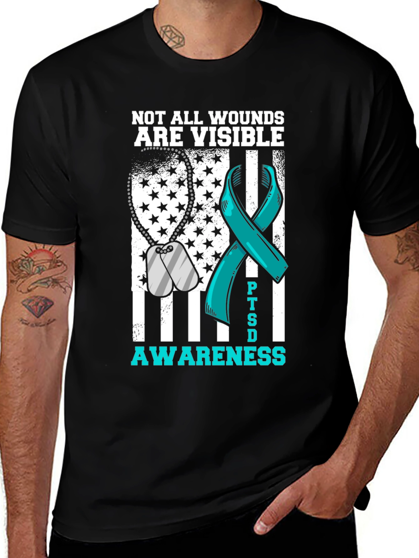 PTSD Awareness Graphic T-Shirt