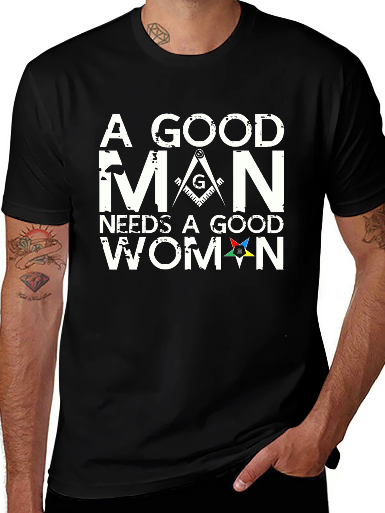 Variant 24 of A Good Man Needs a Good Woman Graphic T-Shirt