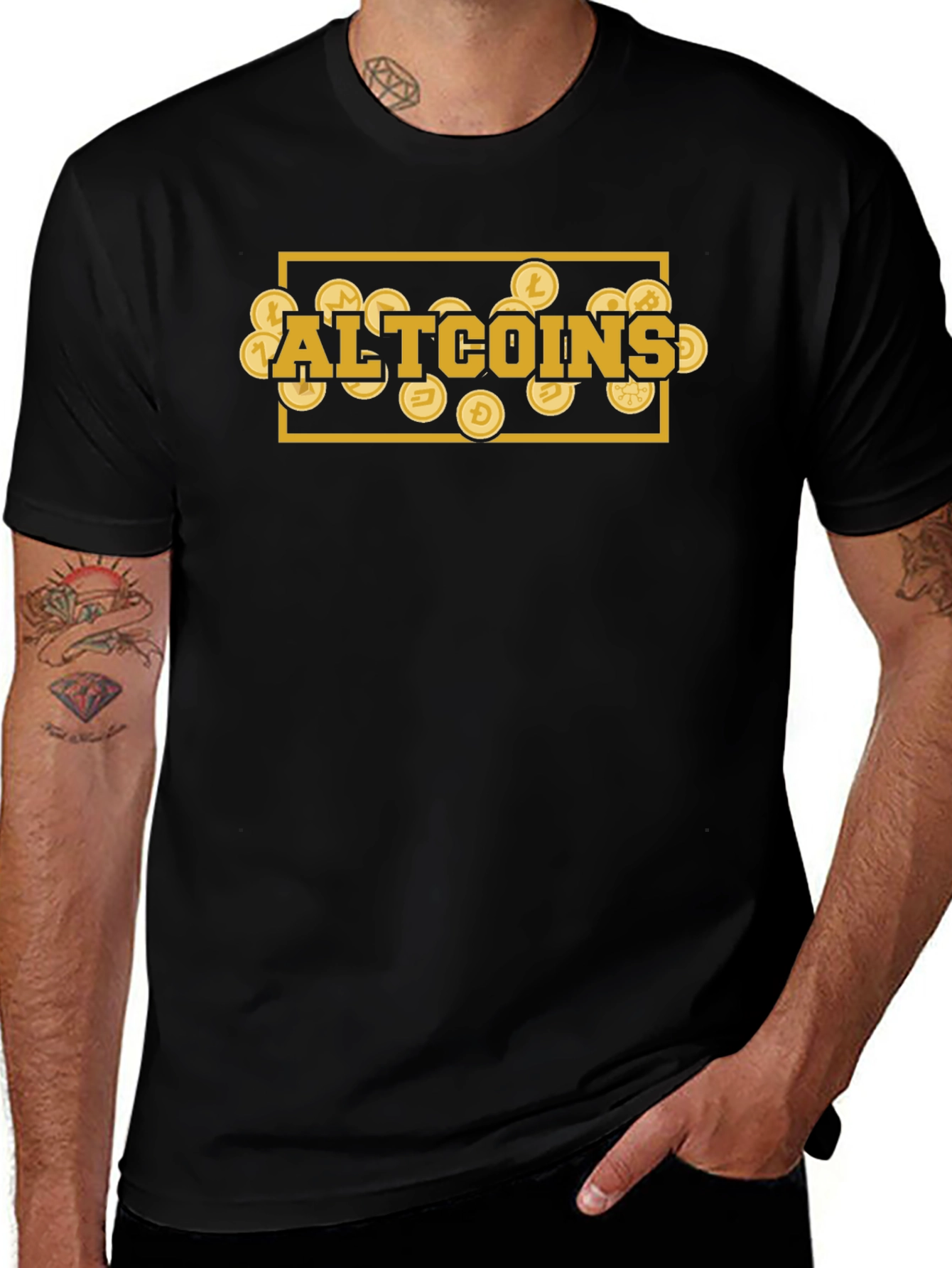 Altcoins Crypto T-Shirt - Black