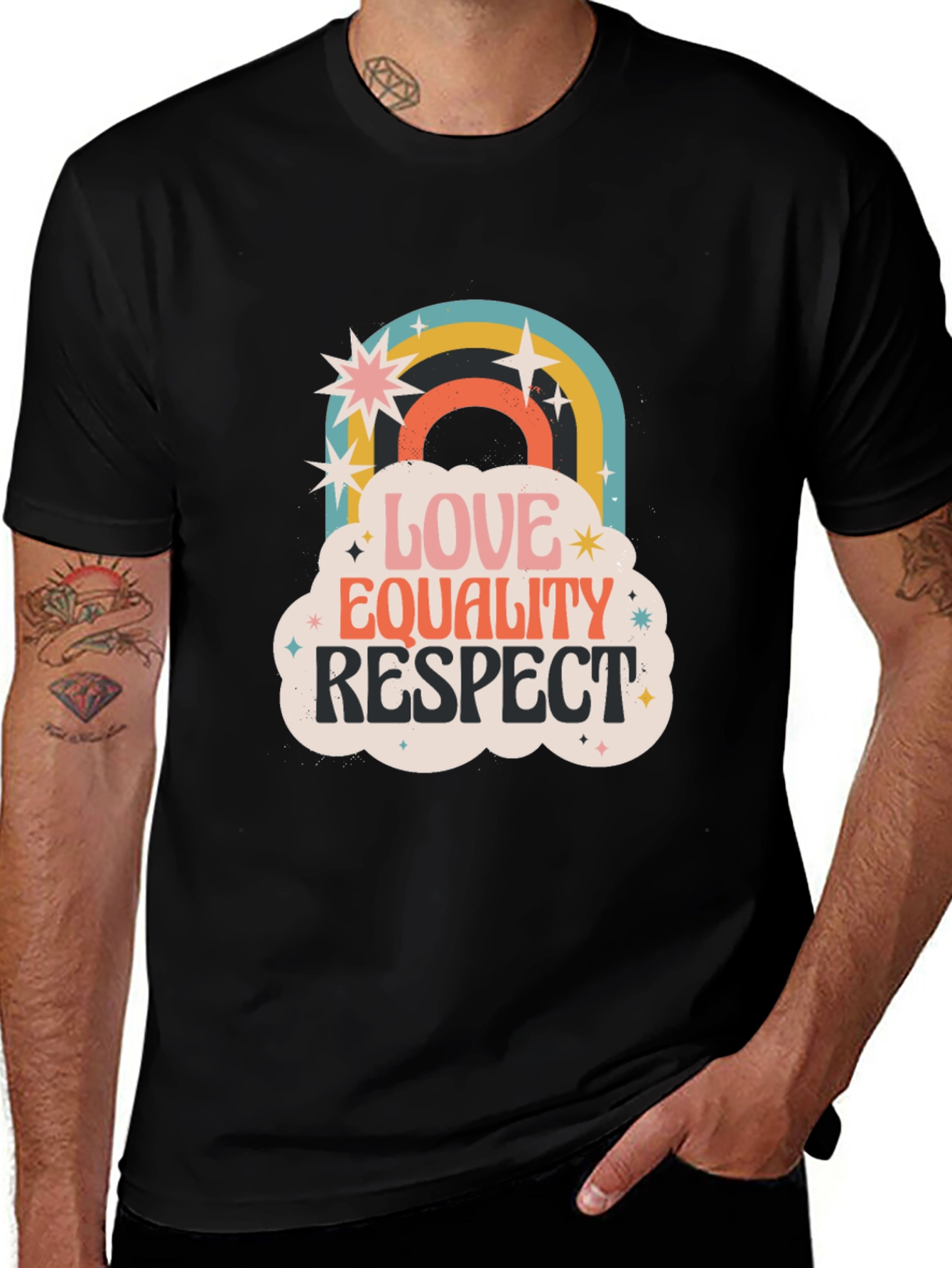 Variant 12 of Love Equality Respect Graphic Tee
