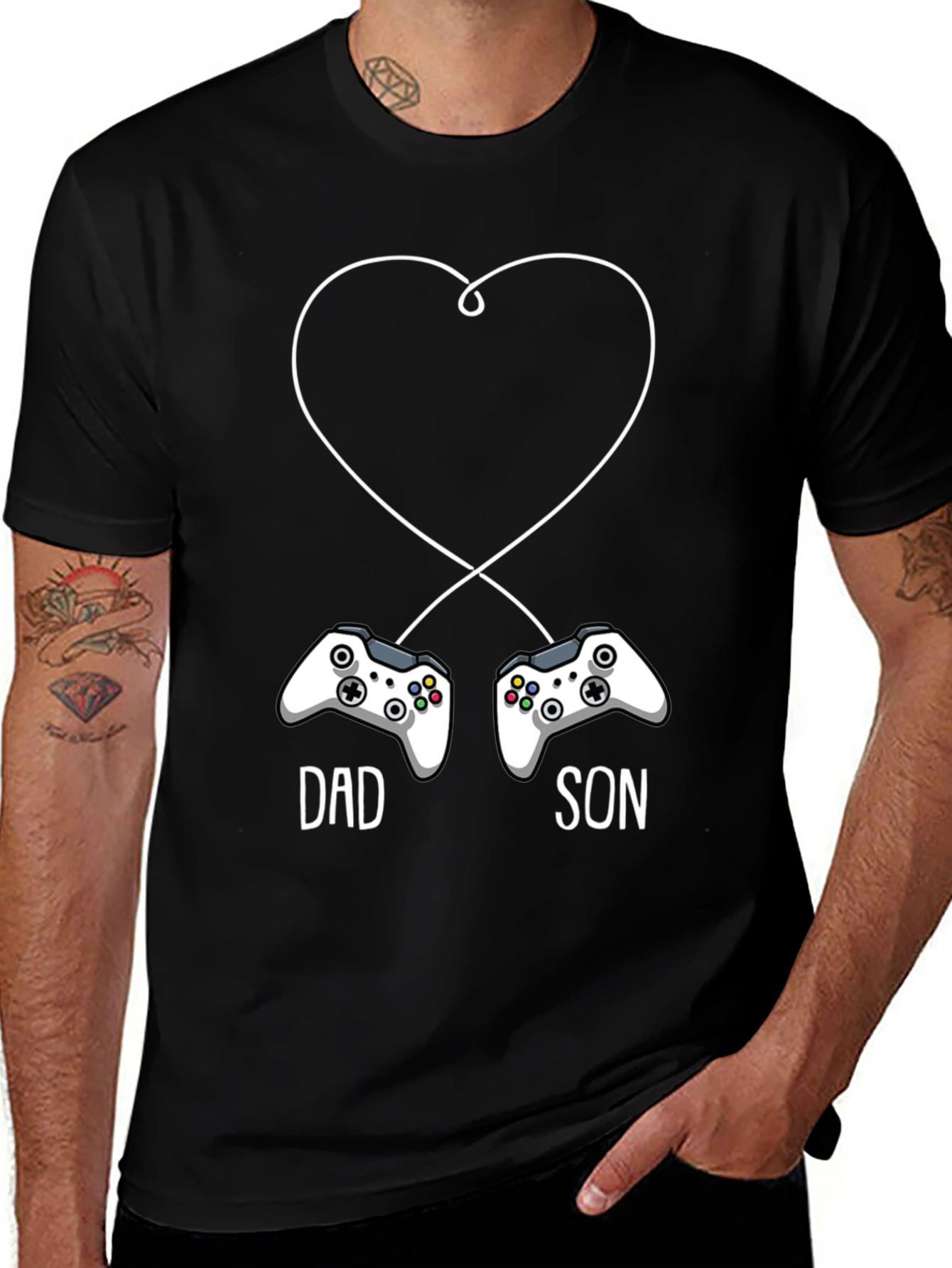 Dad and Son Matching Gamer T-Shirt