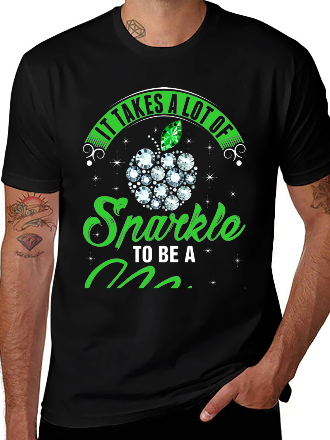 Variant 20 of Sparkle Teacher Graphic T-Shirt