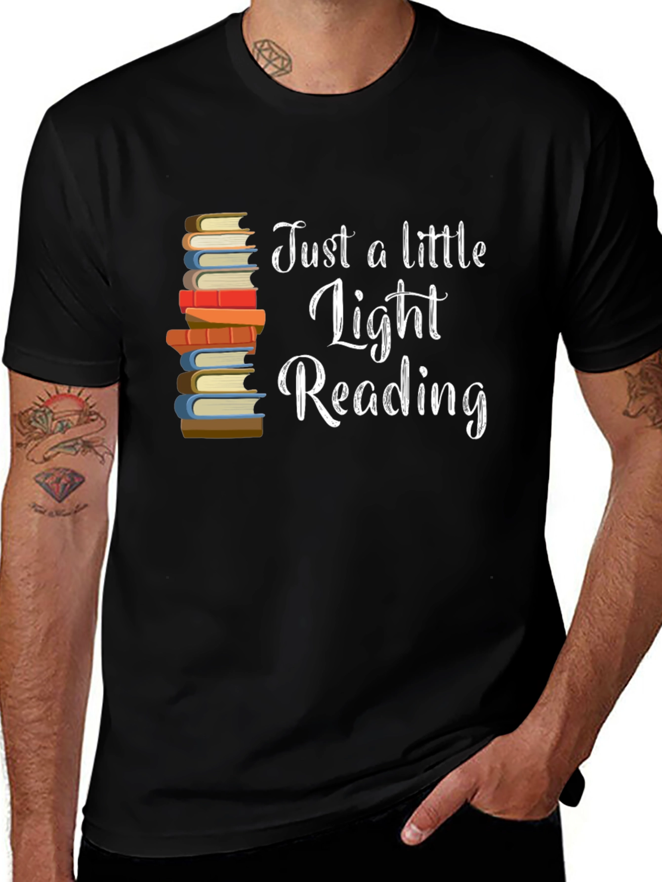 Variant 17 of Just a Little Light Reading Book T-Shirt