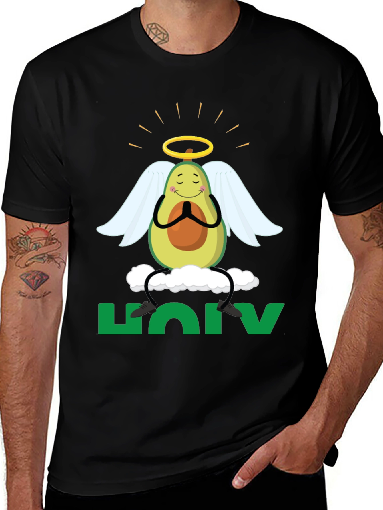 Variant 6 of Holy Guacamole T-Shirt Funny Avocado Graphic Tee
