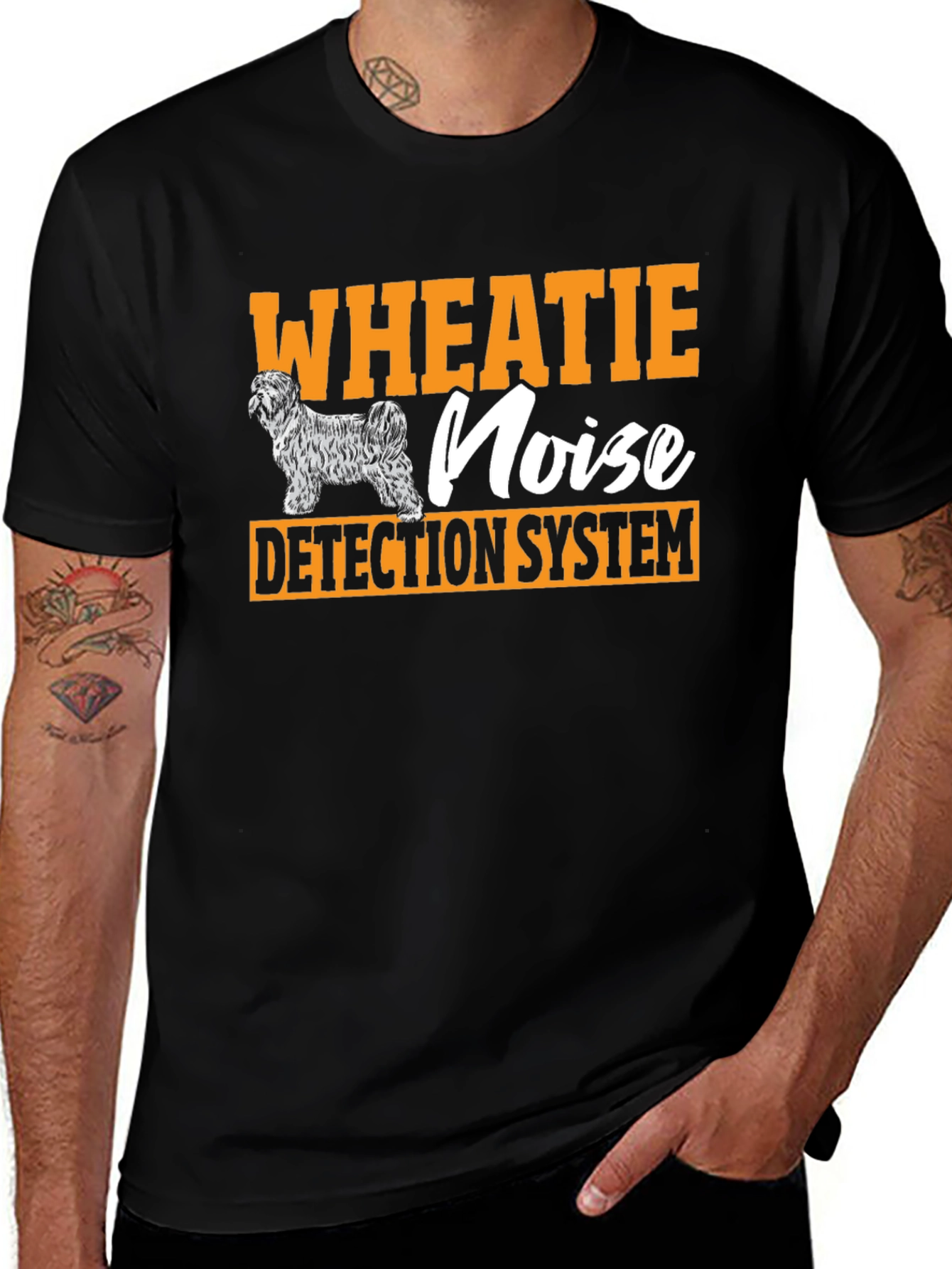 Variant 24 of Wheatie Noise Detection System Graphic Tee