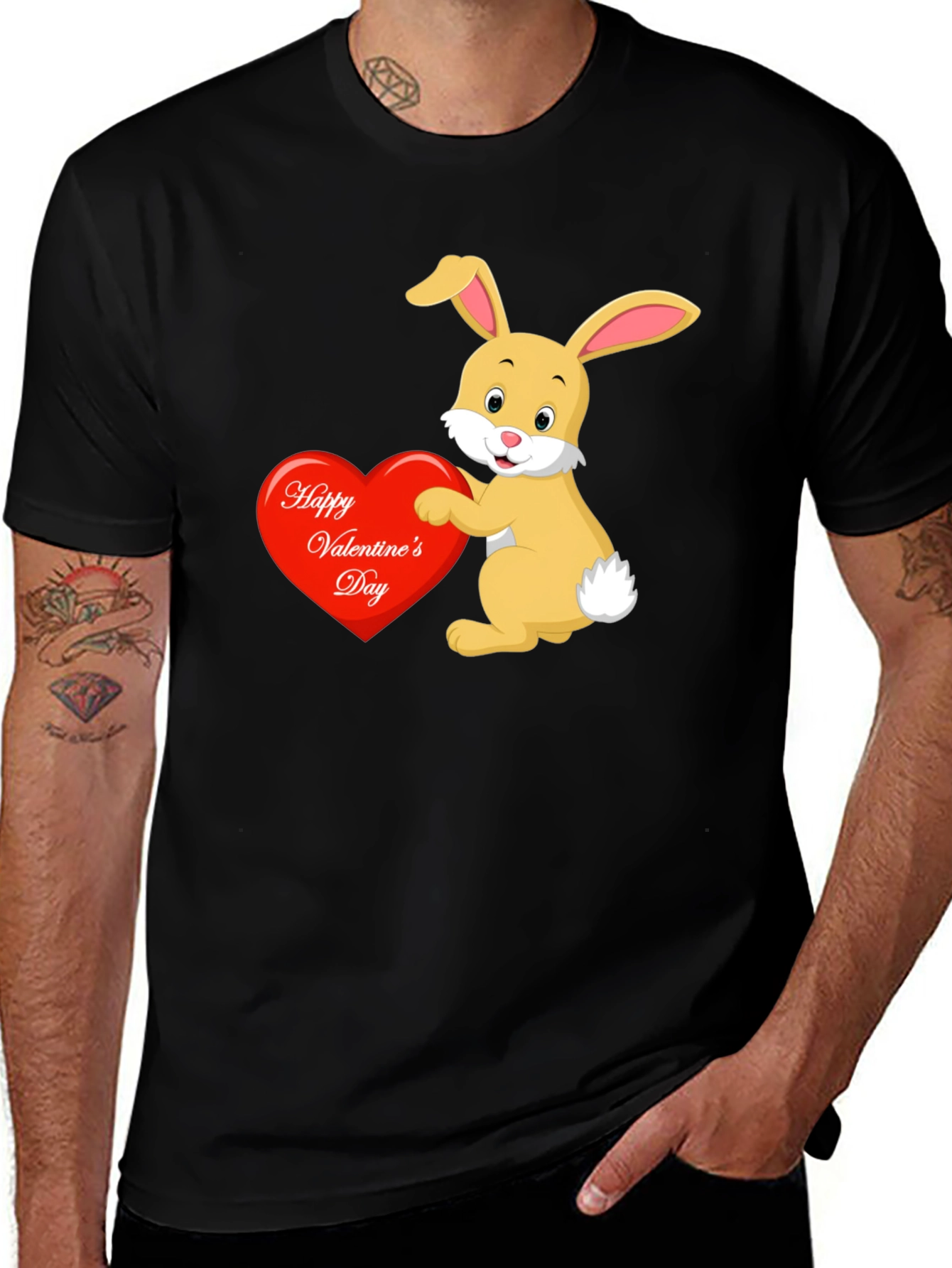 Variant 23 of Valentine's Day Bunny T-Shirt