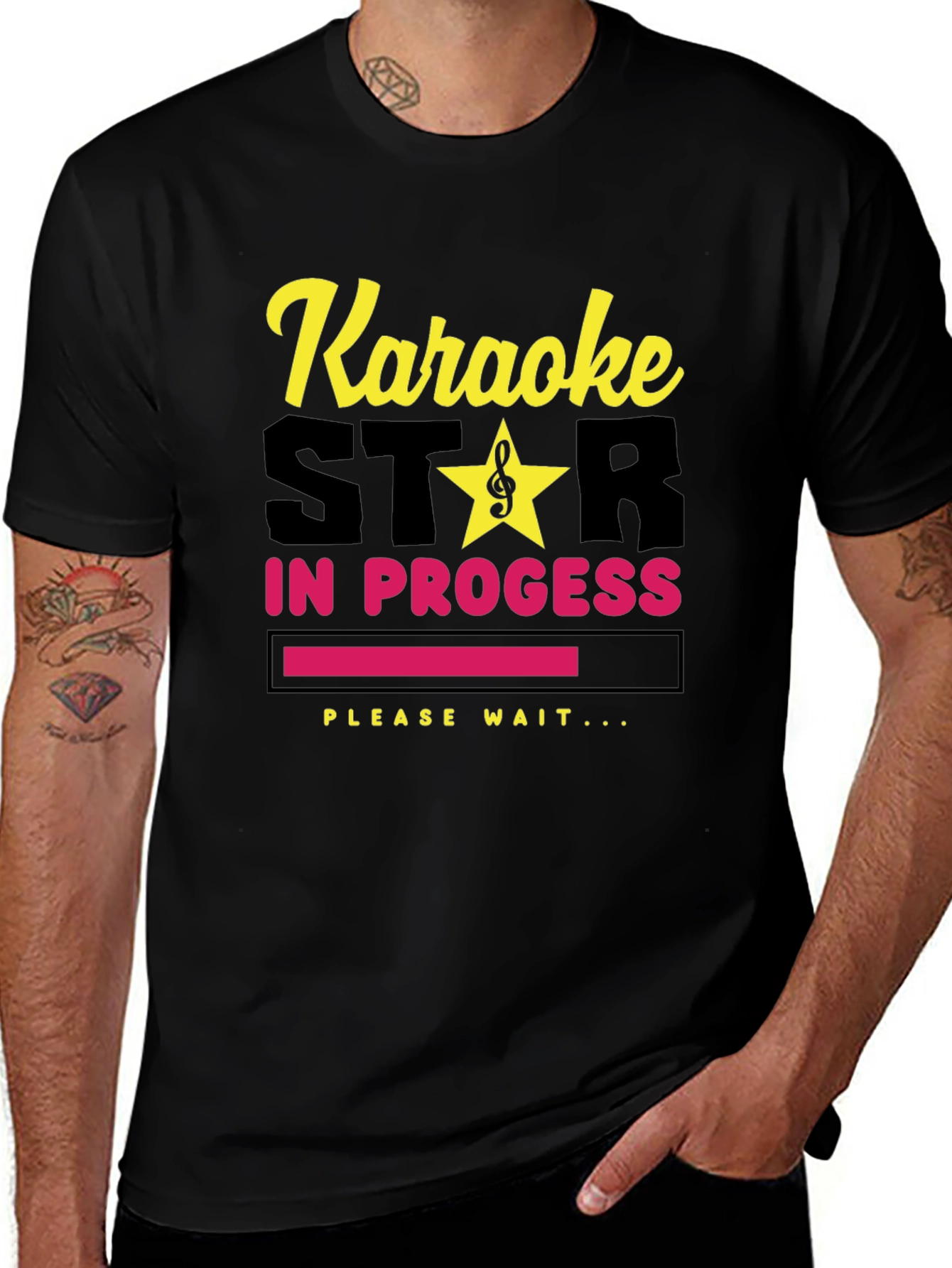 Variant 14 of Karaoke Star In Progress Graphic T-Shirt