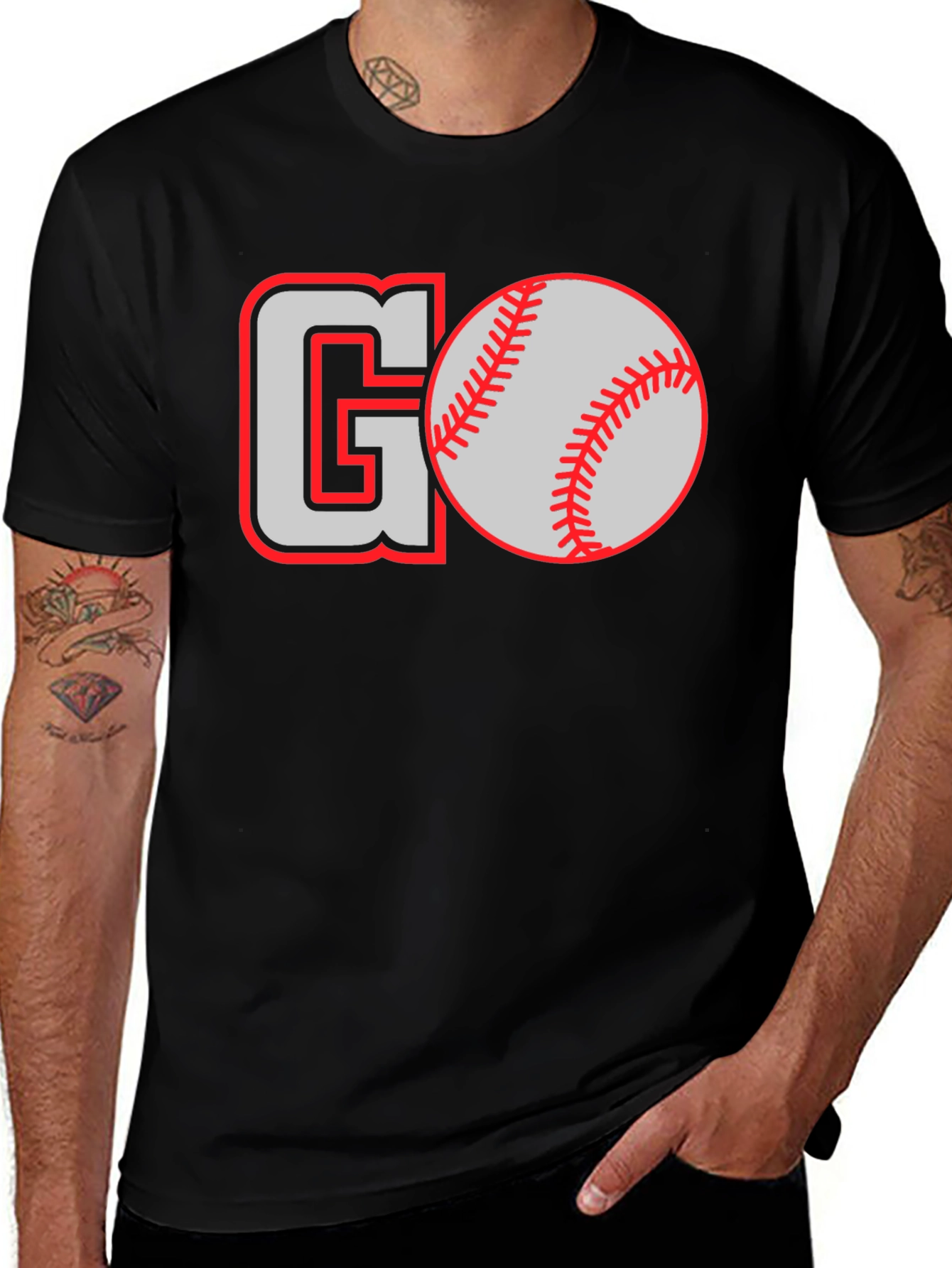 Variant 14 of Go Baseball Graphic Tee