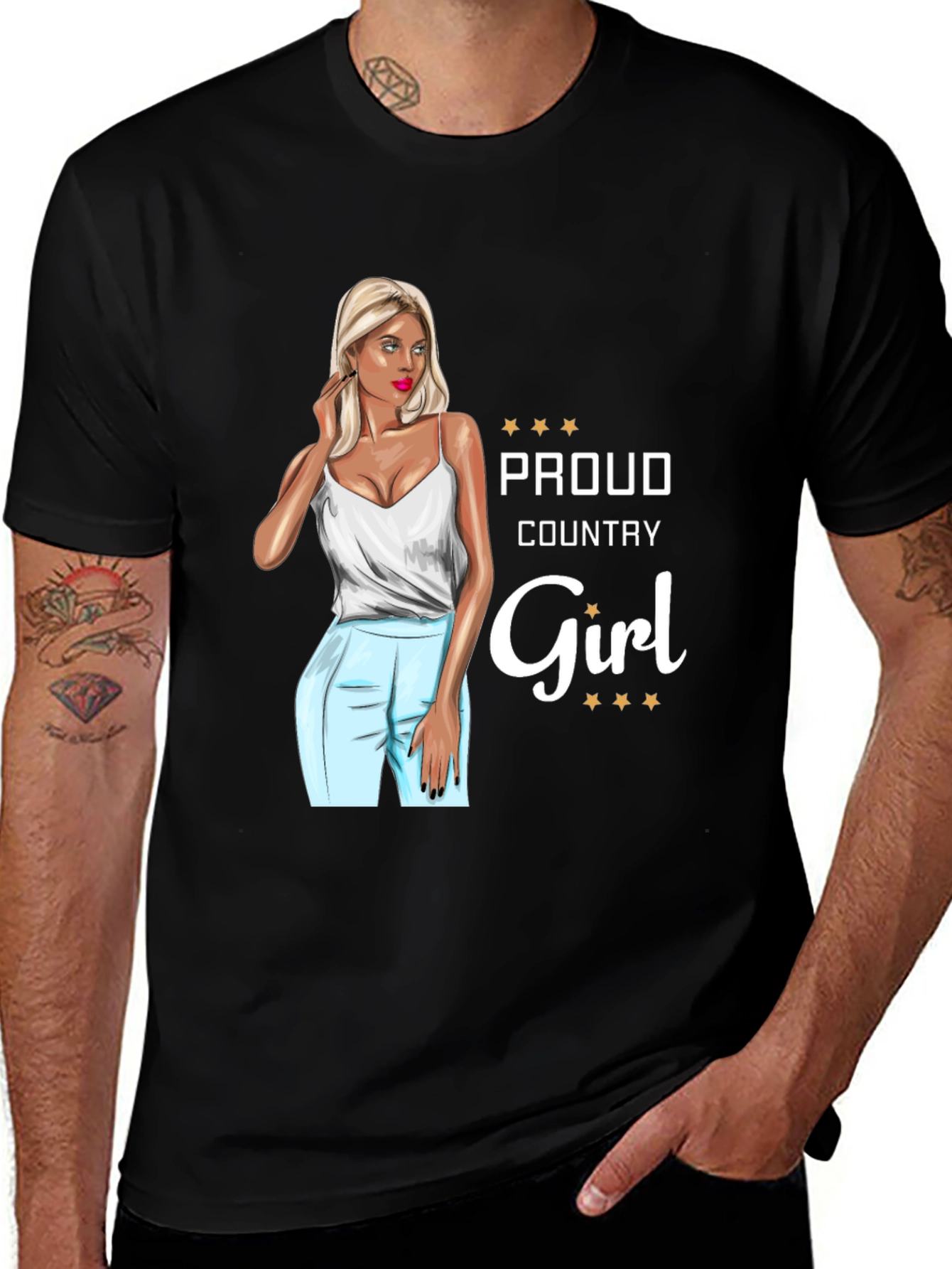 Proud Country Girl Graphic T-Shirt