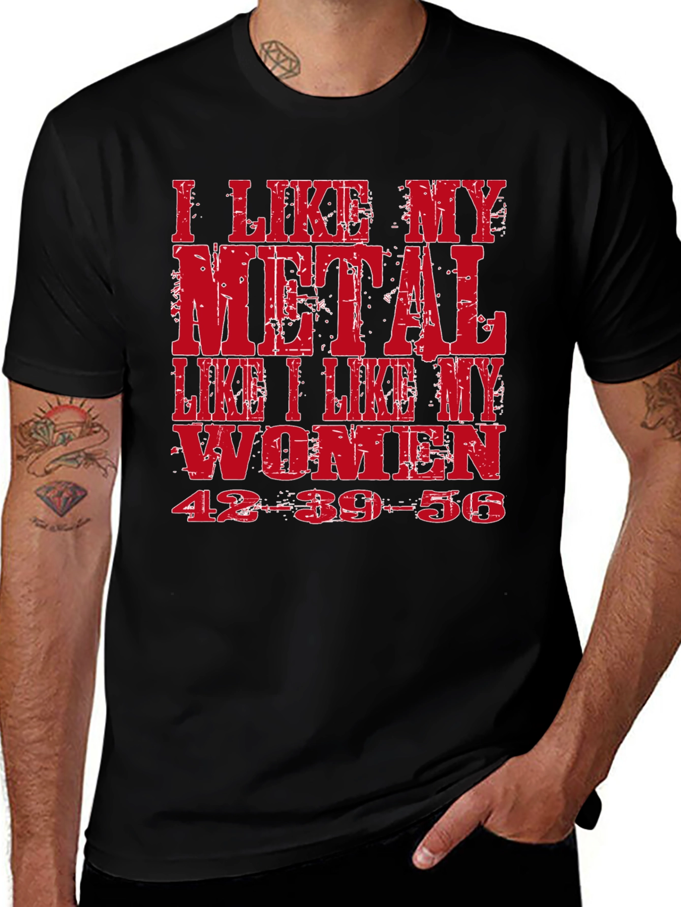 Variant 4 of I Like My Metal T-Shirt