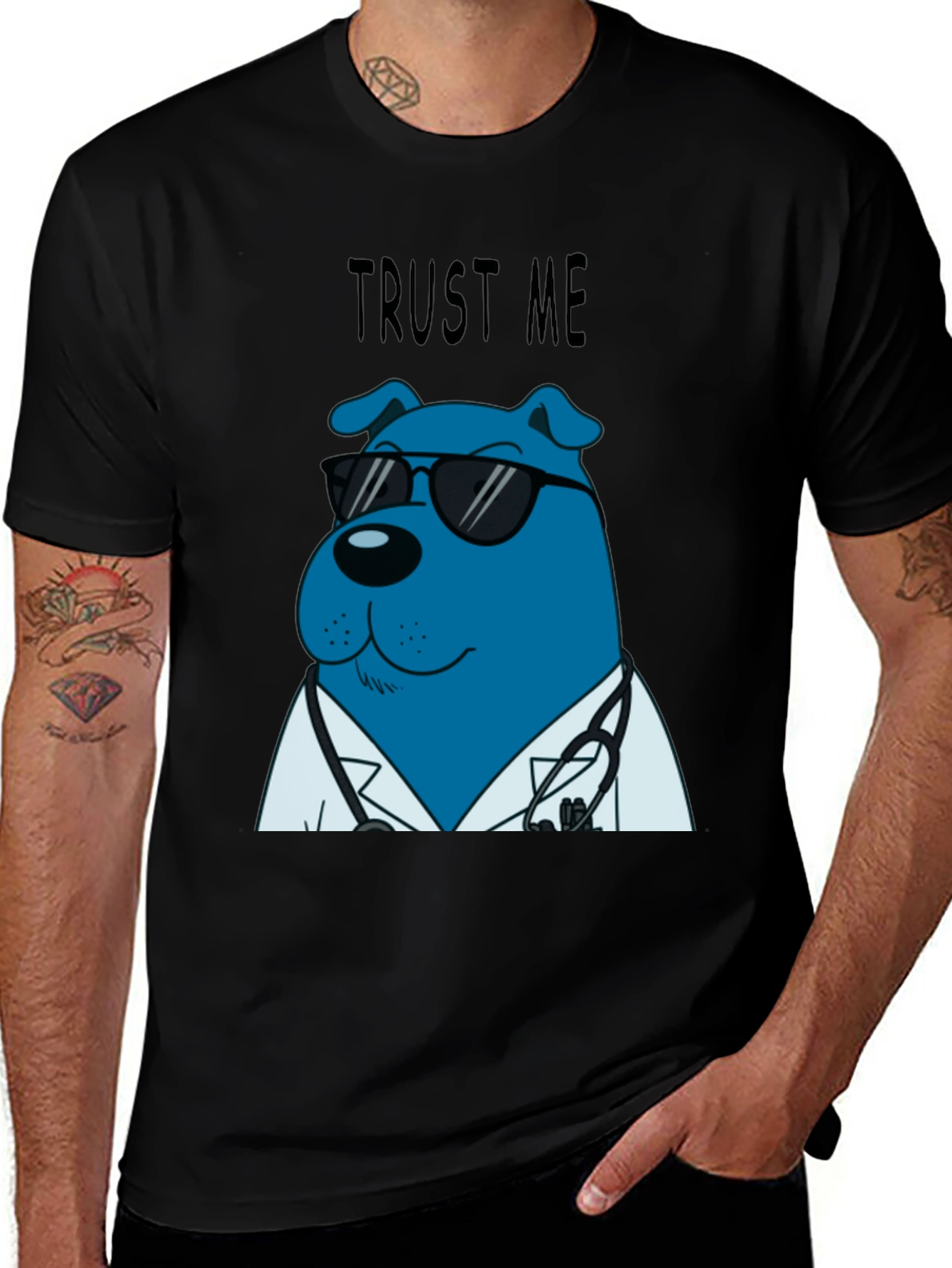 Variant 15 of Trust Me Doctor Dog T-Shirt