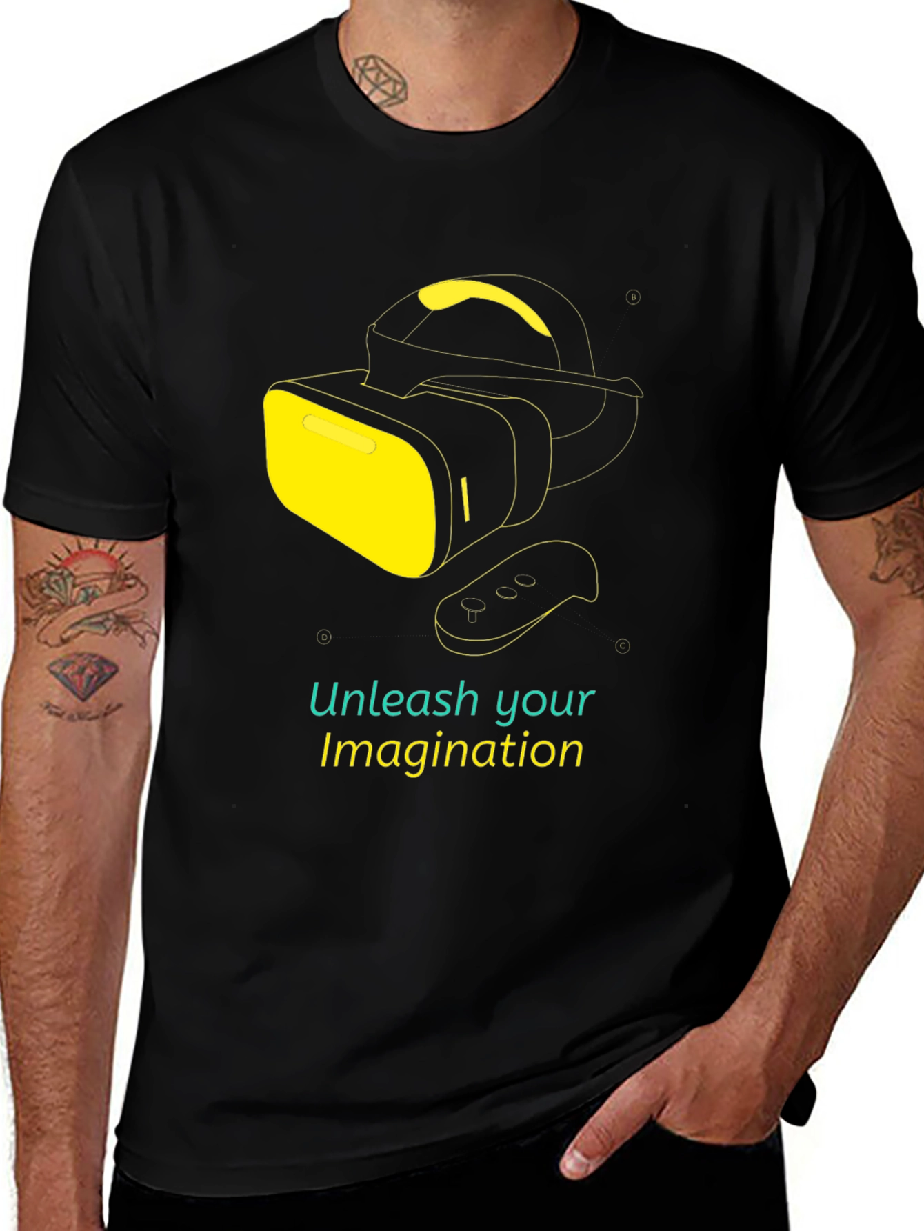 VR Headset Imagination T-Shirt