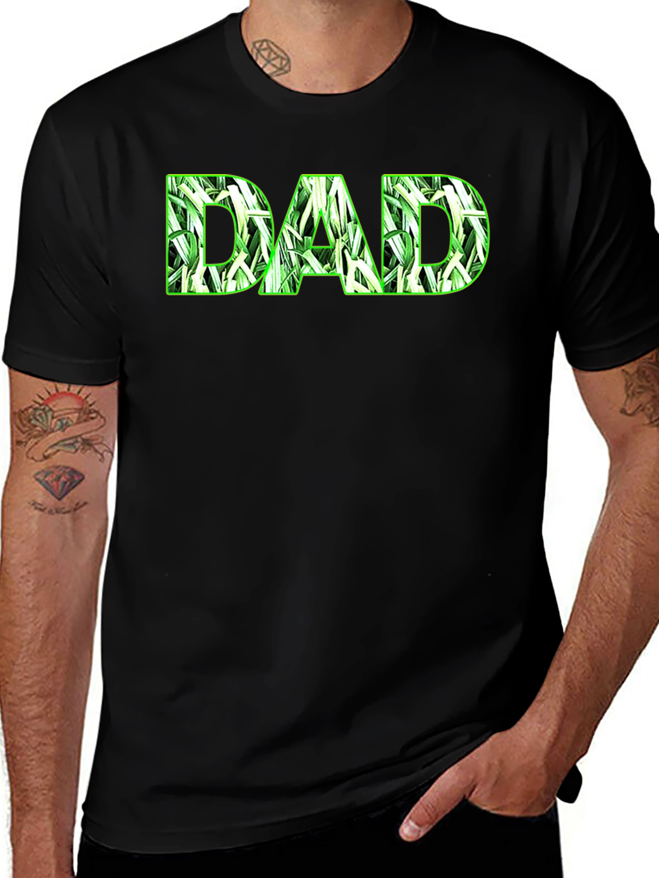 Dad Grass T-Shirt - Cool Father's Day Tee