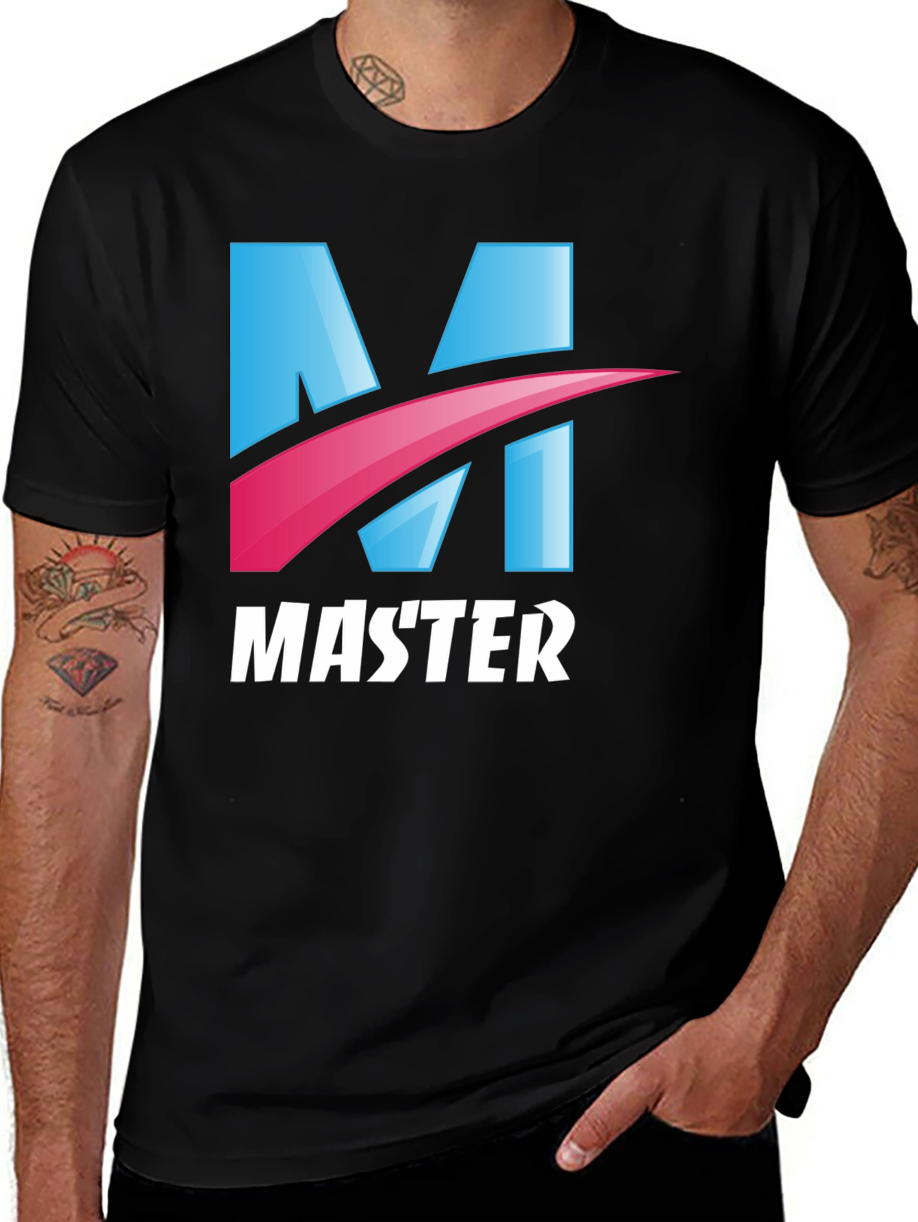 Variant 17 of Master Logo Graphic Tee - Black