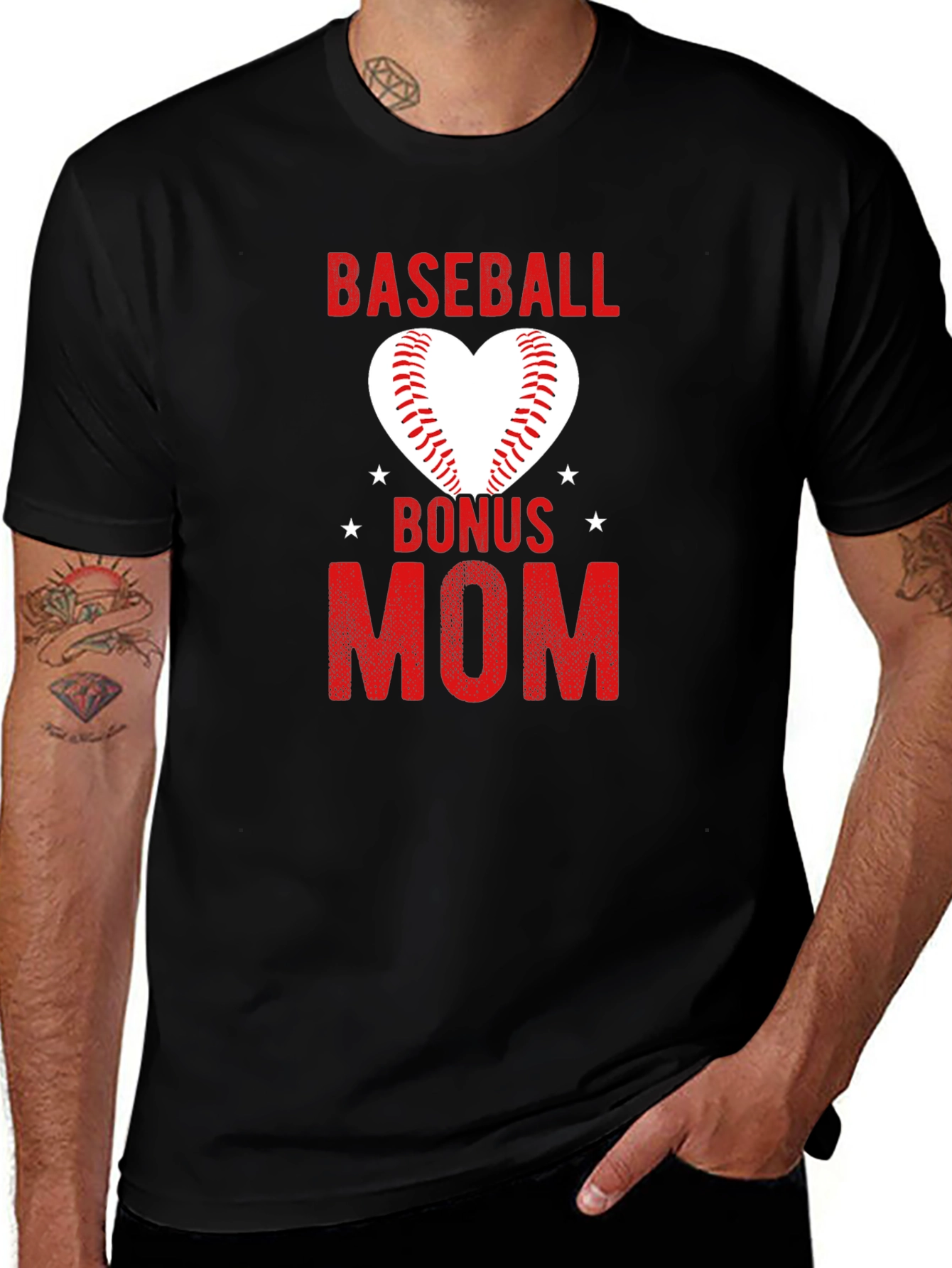 Variant 15 of Baseball Bonus Mom T-Shirt