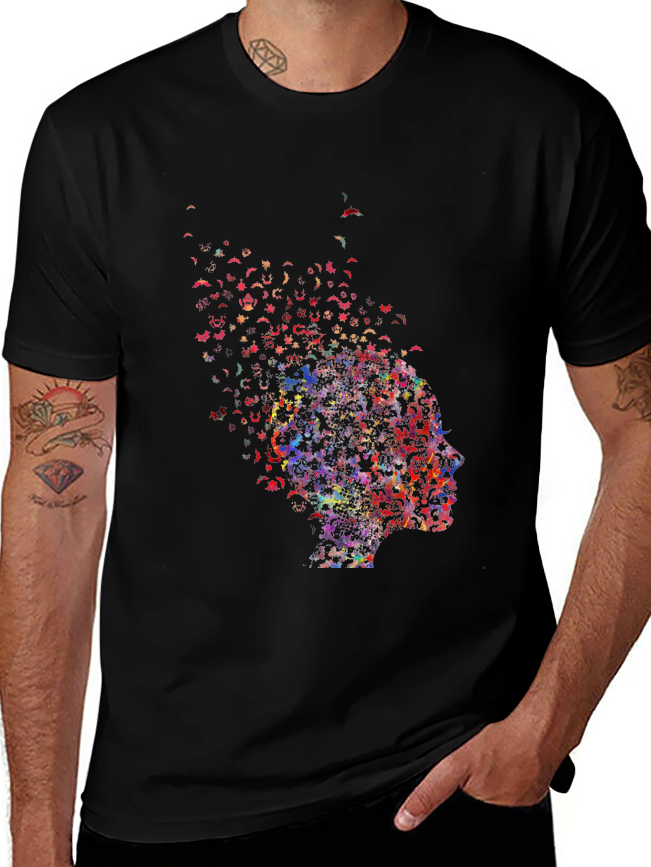 Variant 2 of Abstract Mind T-Shirt - Artistic Graphic Tee