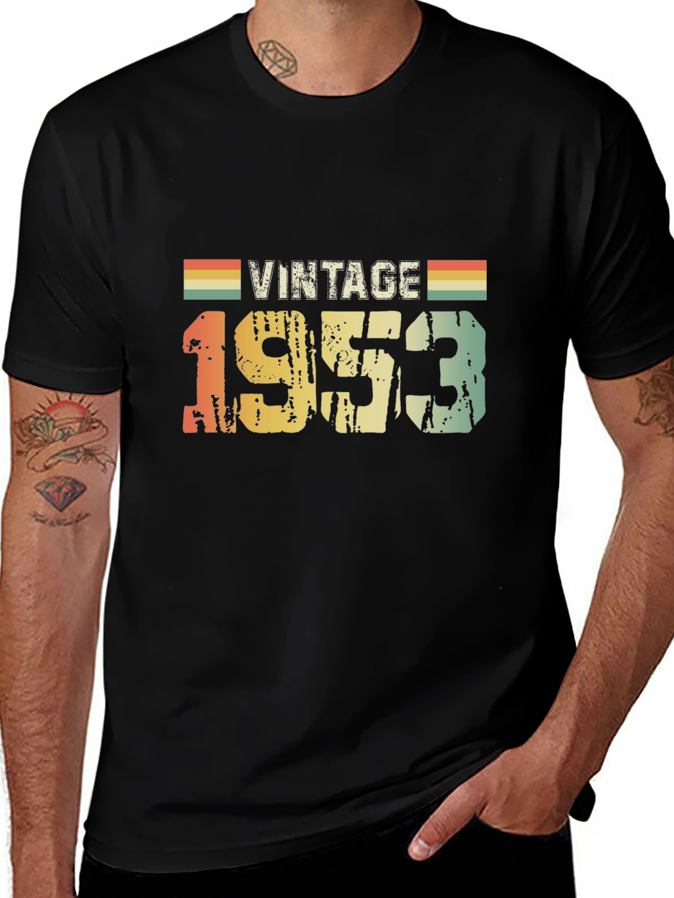 Variant 19 of Vintage 1953 Graphic T-Shirt - Retro Birthday Gift