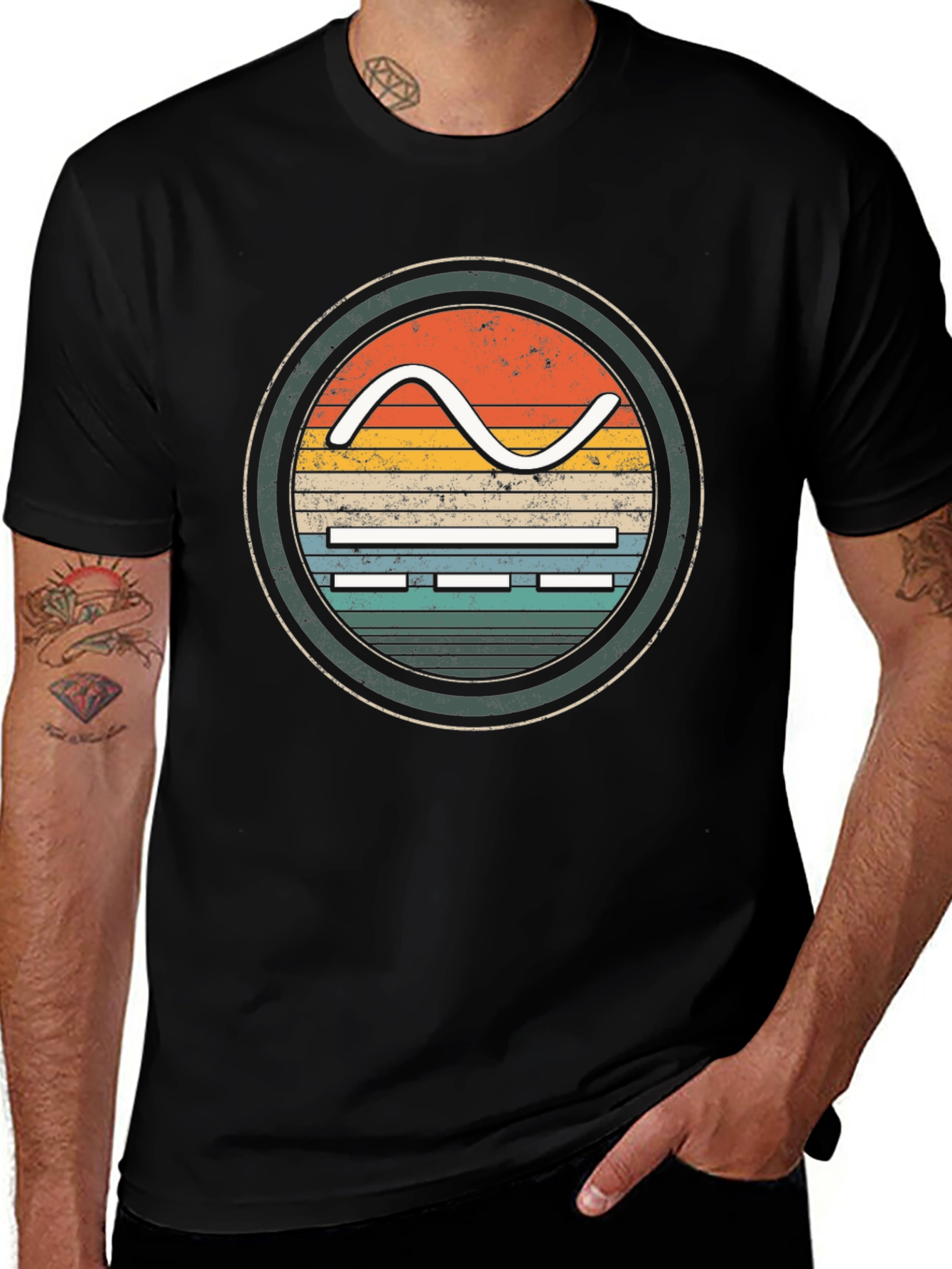 Variant 20 of Retro Synth Wave T-Shirt - Vintage Style