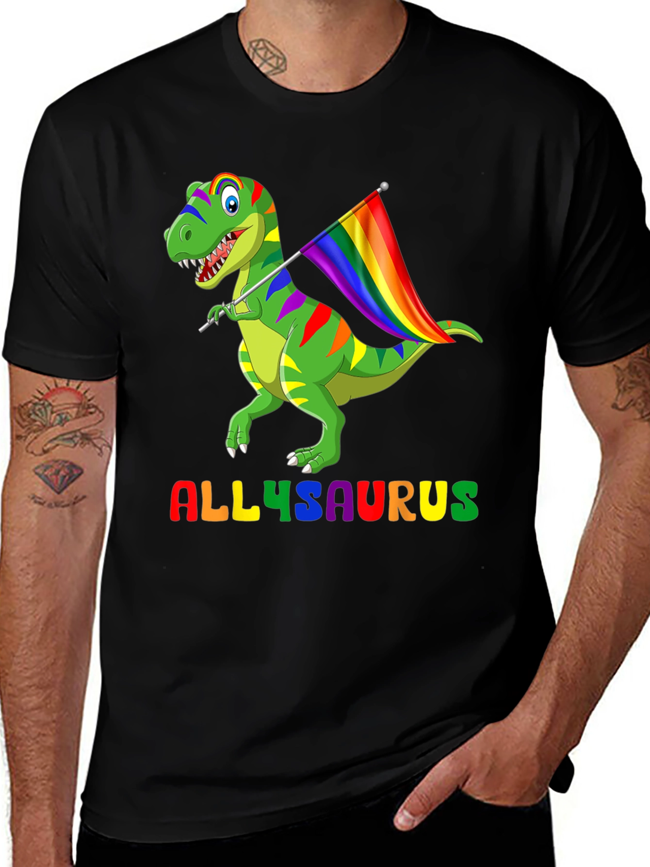 Ally-saurus Pride T-Shirt