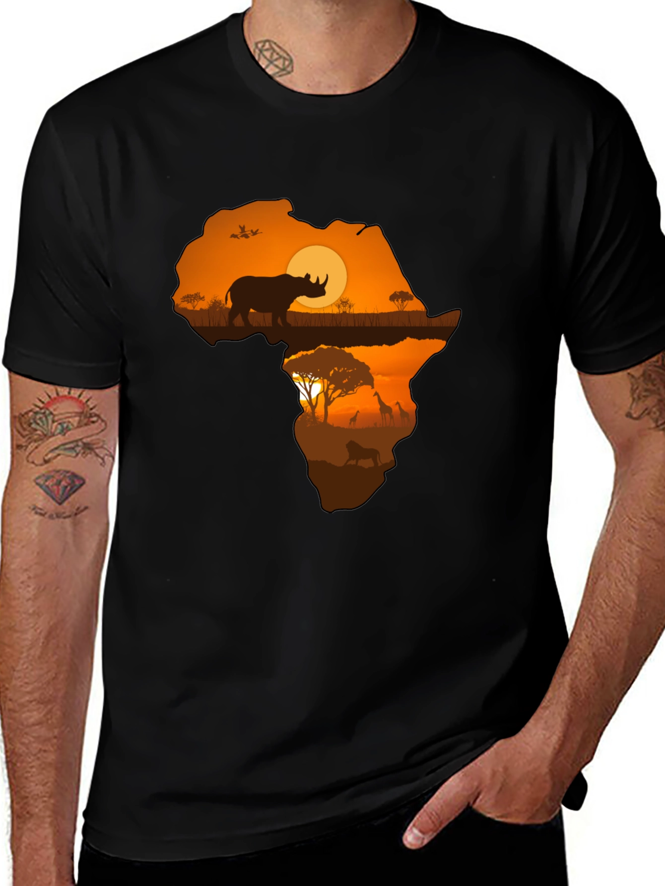 Variant 10 of African Sunset T-Shirt