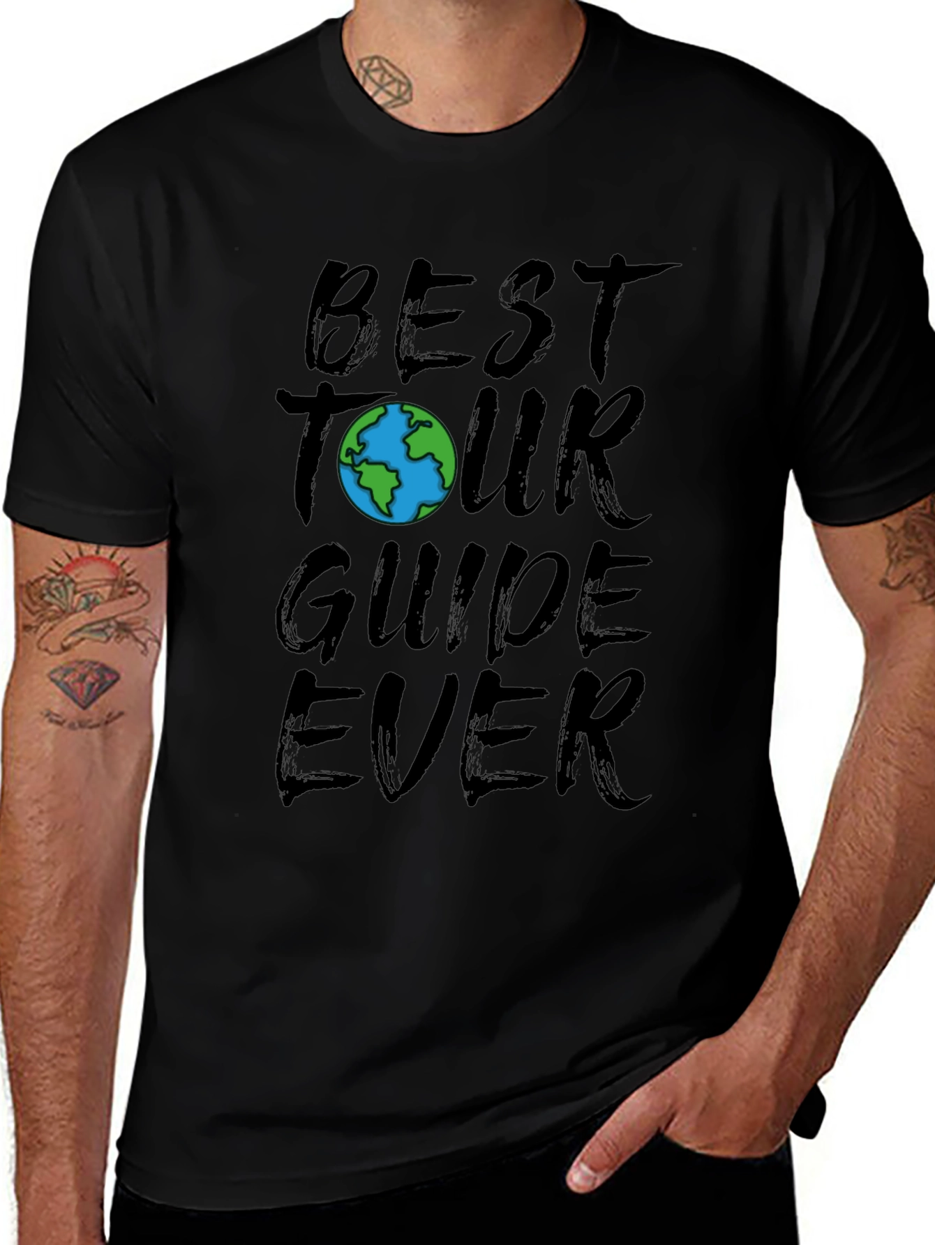 Variant 18 of Best Tour Guide Ever - Graphic T-Shirt