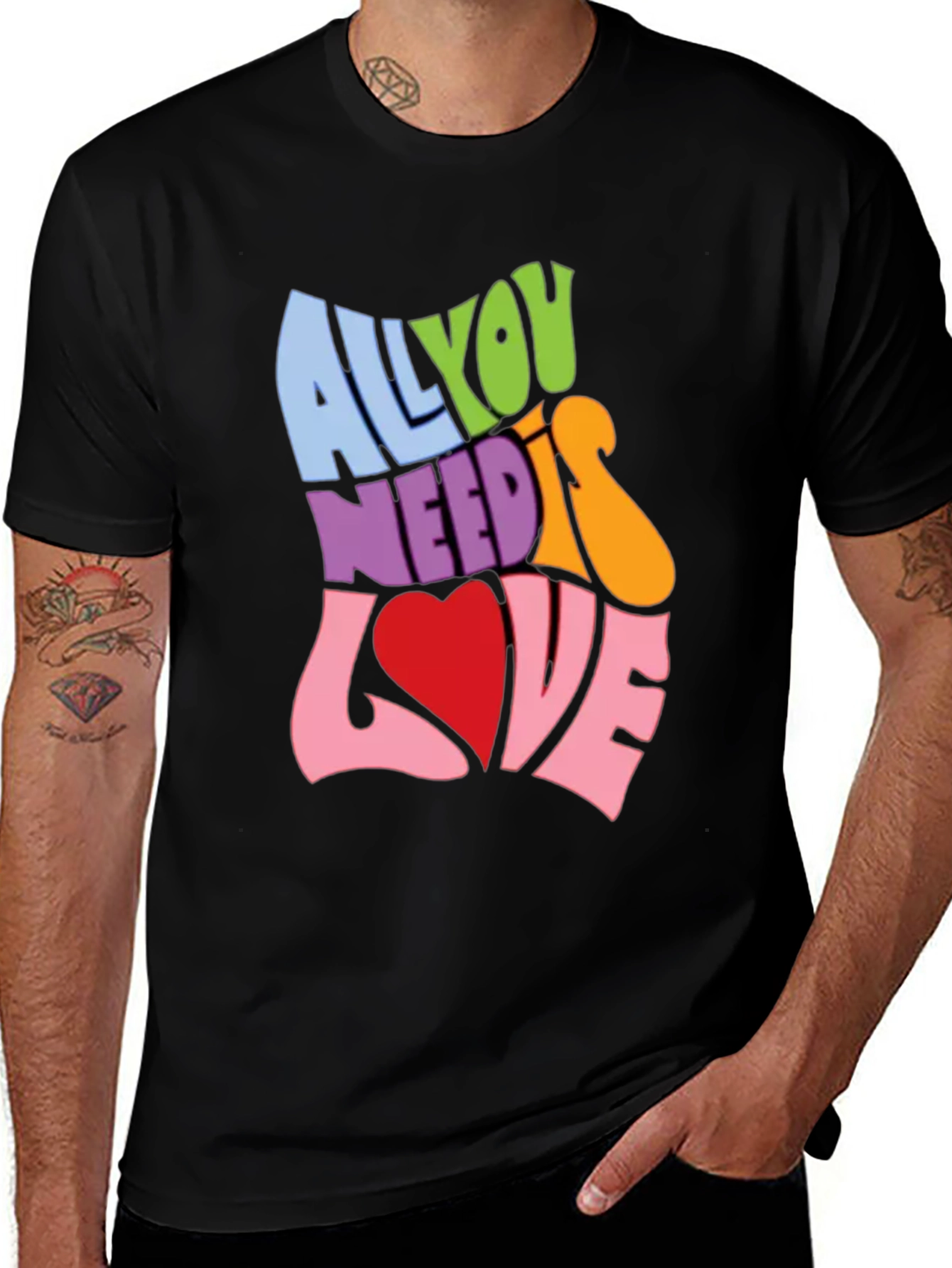 Variant 22 of All You Need Is Love Graphic T-Shirt