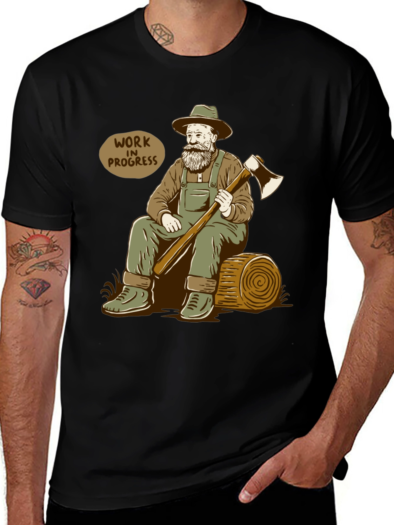 Work in Progress Lumberjack Graphic Tee