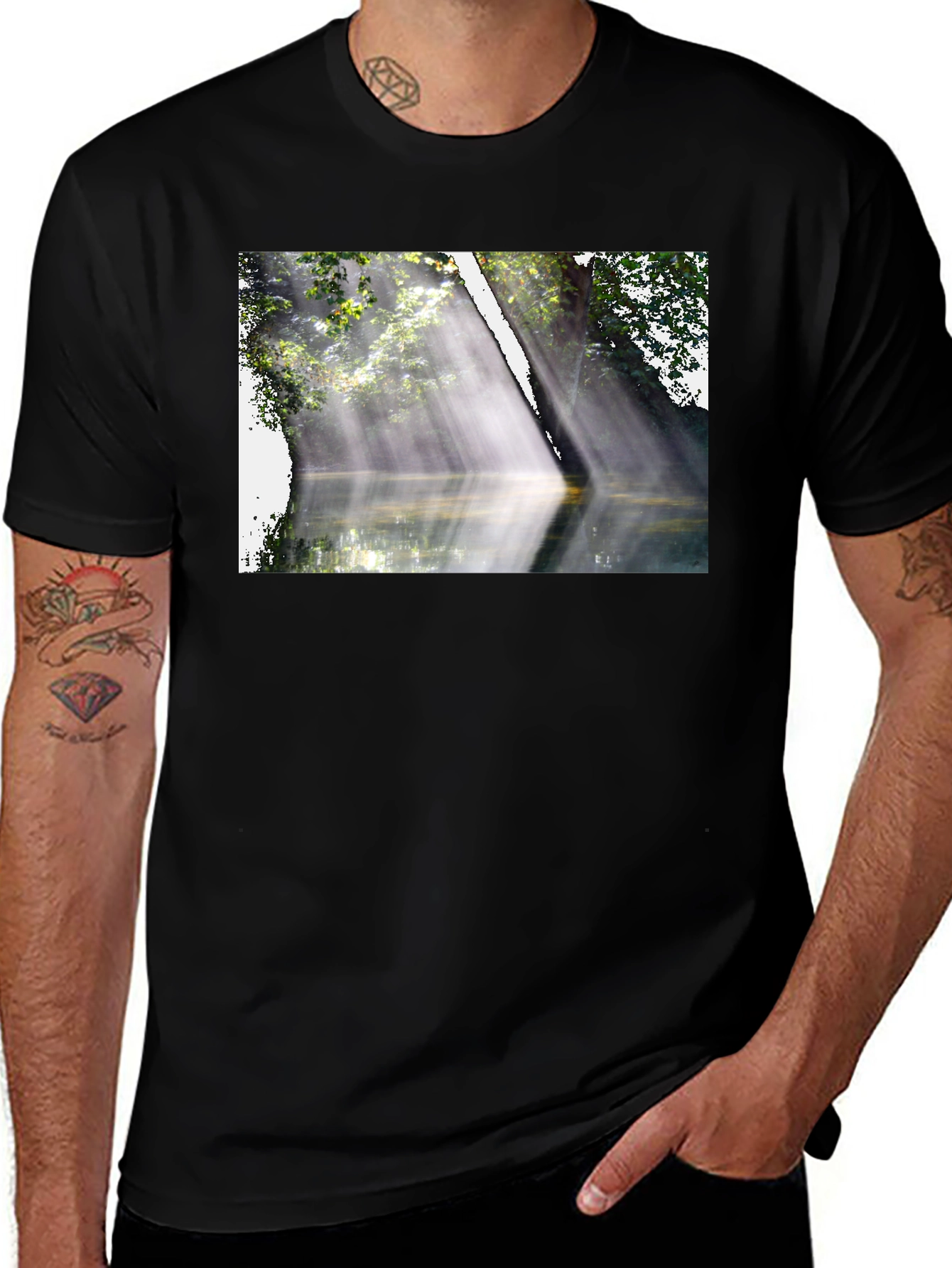 Variant 16 of Sun Rays T-Shirt: Nature's Light