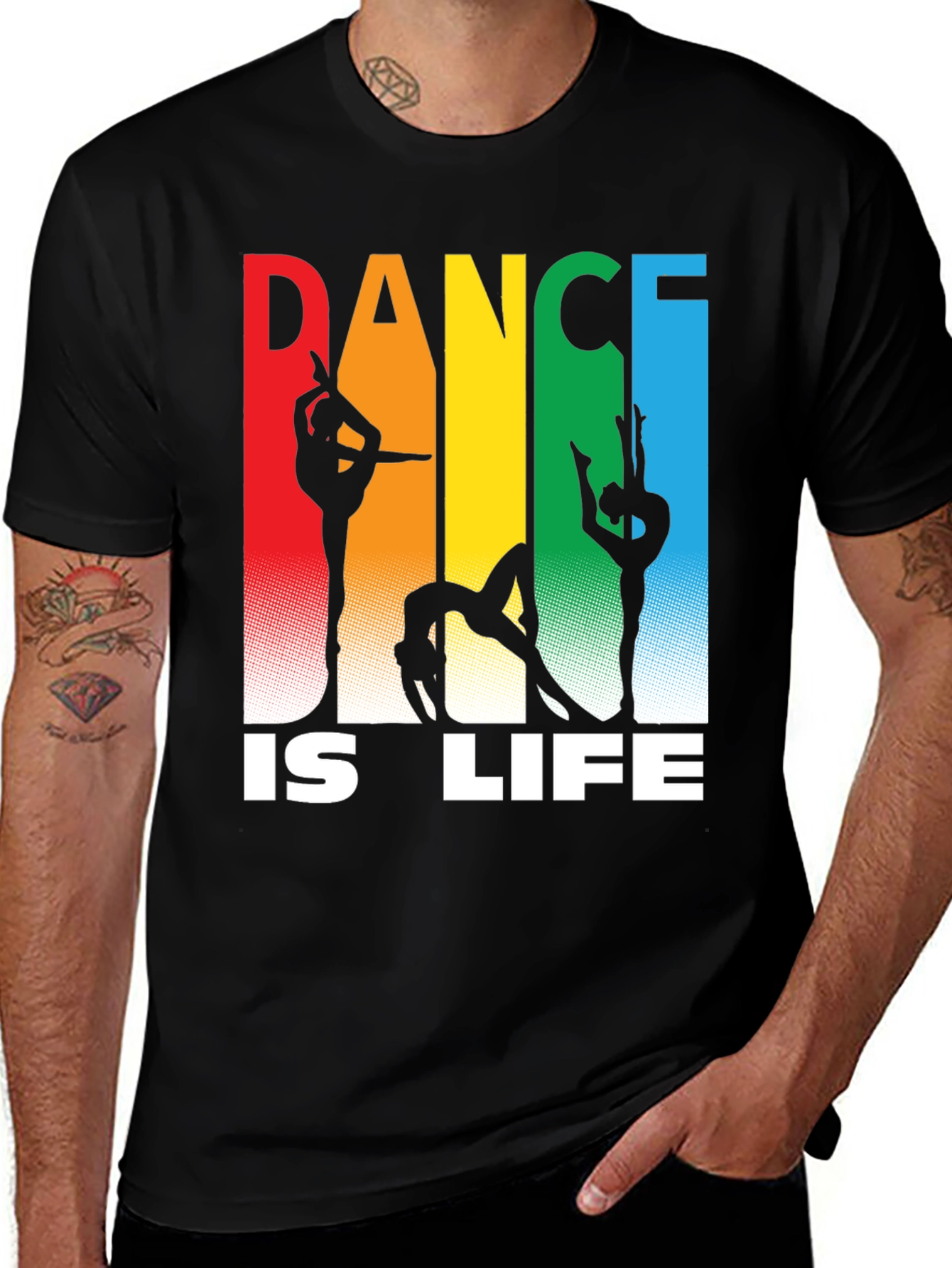 Variant 7 of Dance is Life Graphic T-Shirt - Unisex