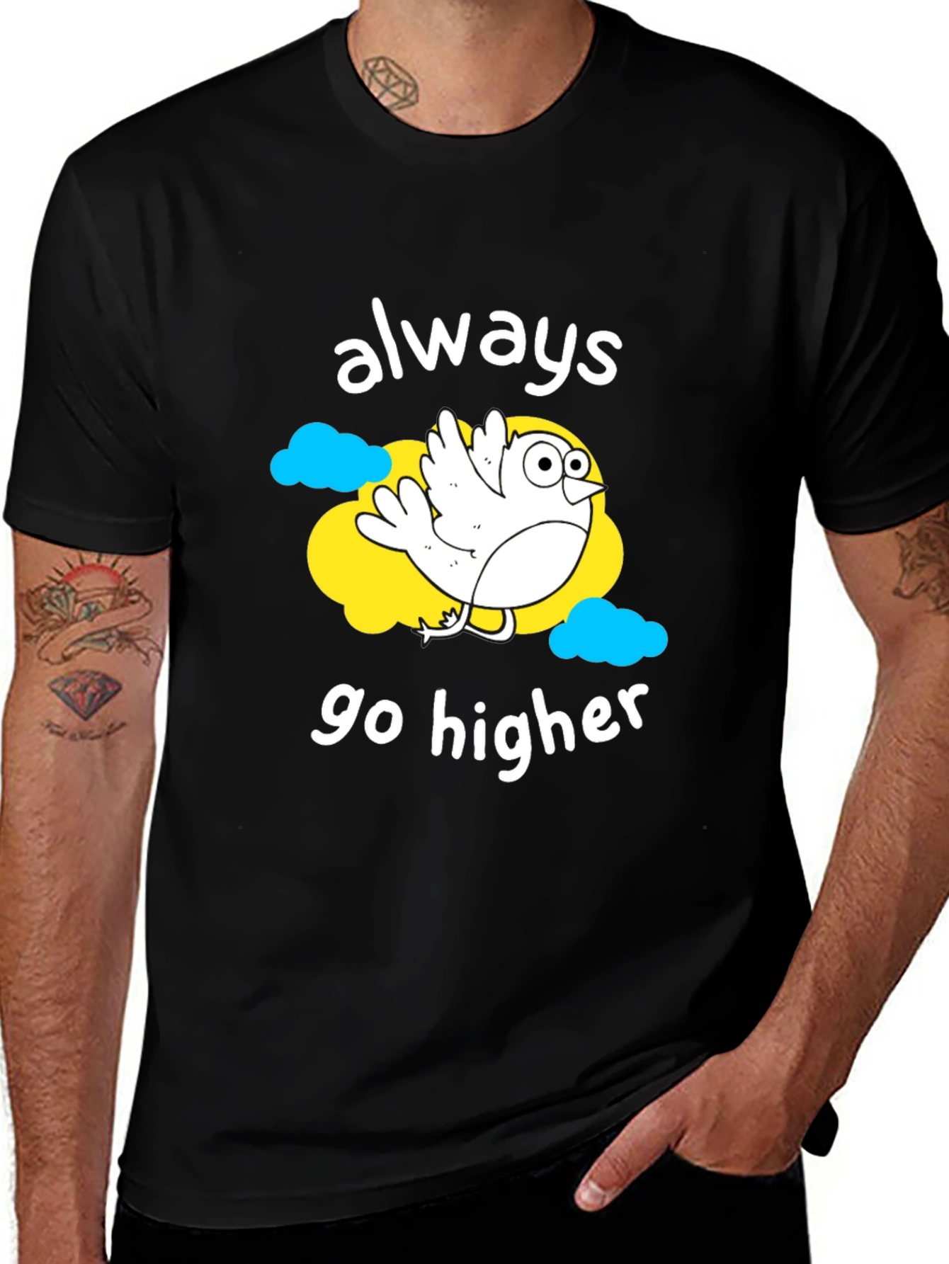 Variant 18 of Always Go Higher T-Shirt