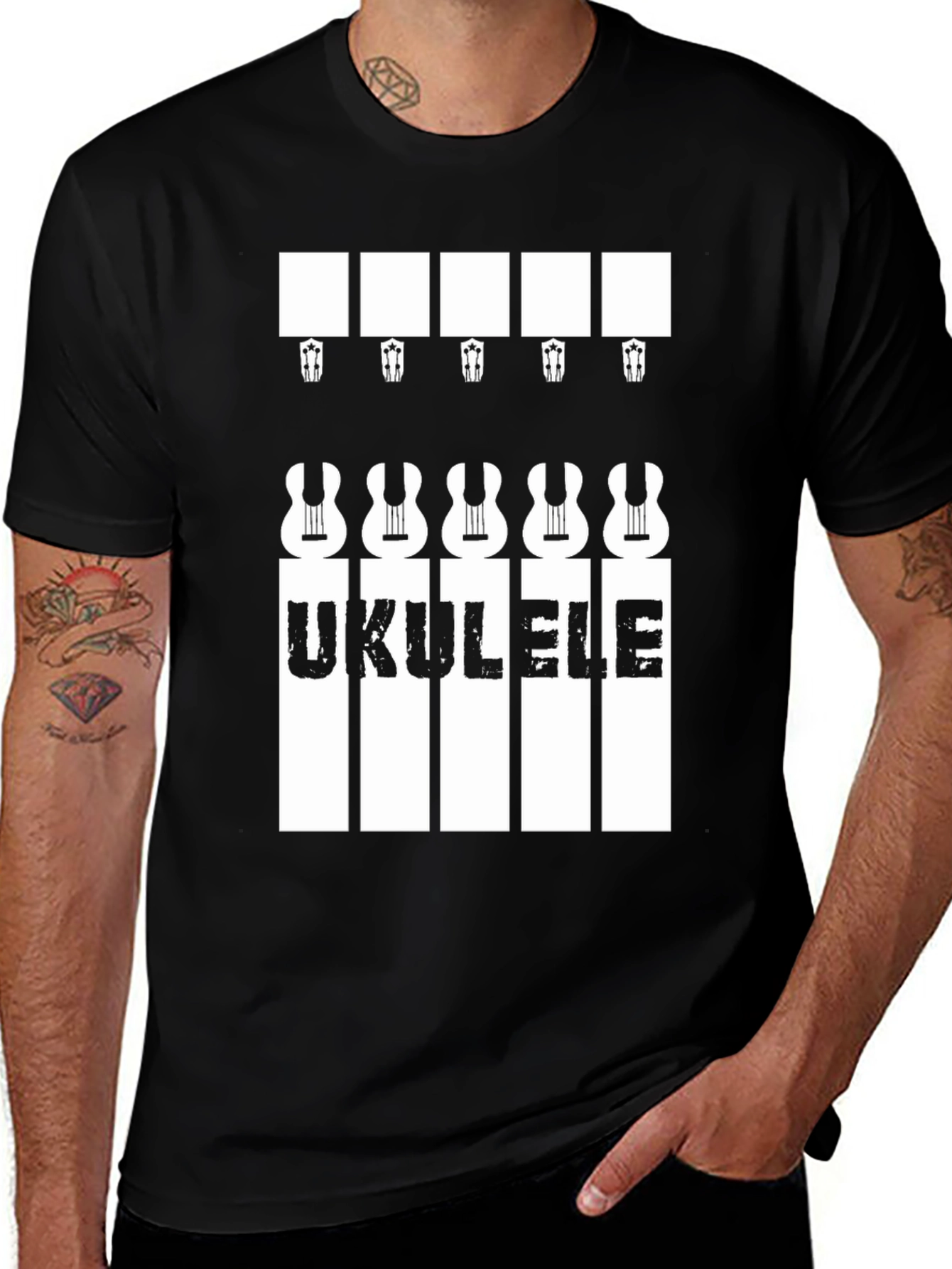 Variant 28 of Ukulele Graphic T-Shirt