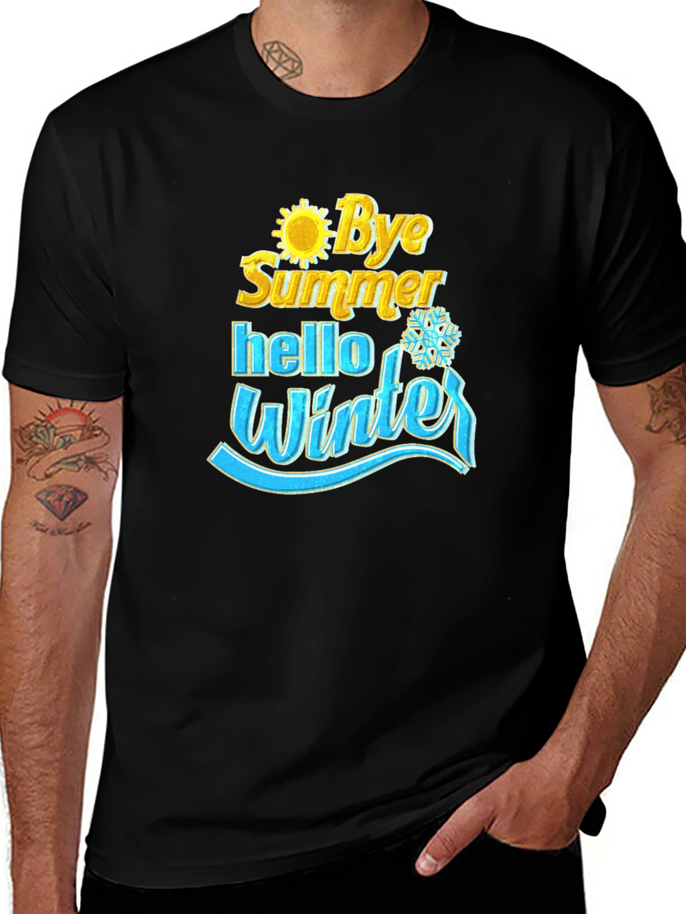 Variant 21 of Bye Summer Hello Winter Graphic Tee