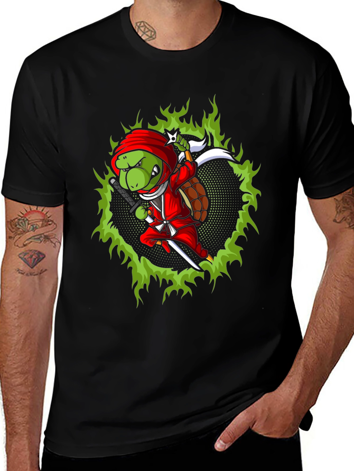 Variant 16 of Ninja Turtle Graphic T-Shirt