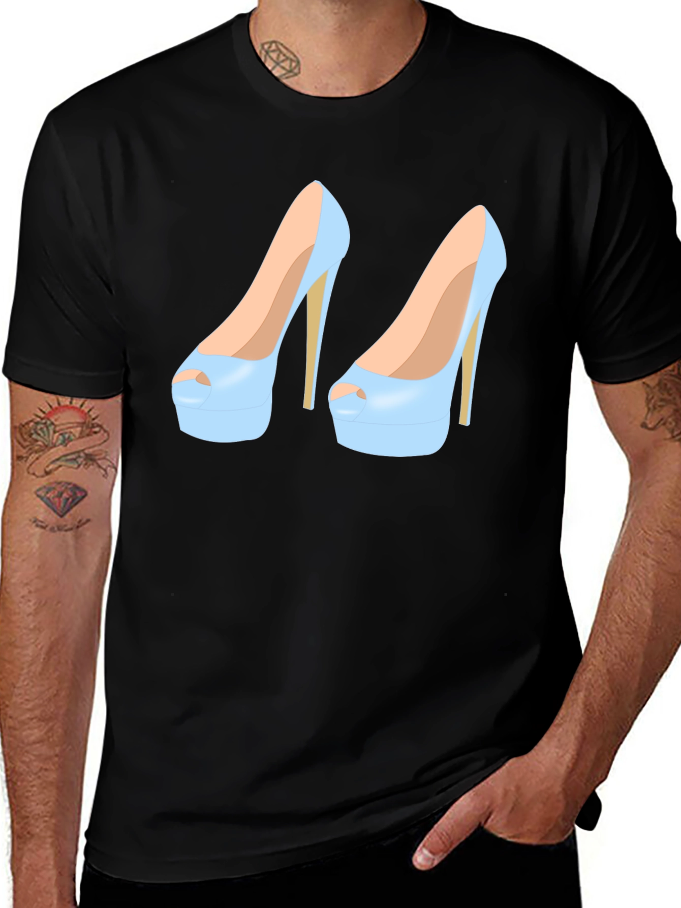 Variant 26 of High Heel Shoe Graphic Tee - Stylish and Unique